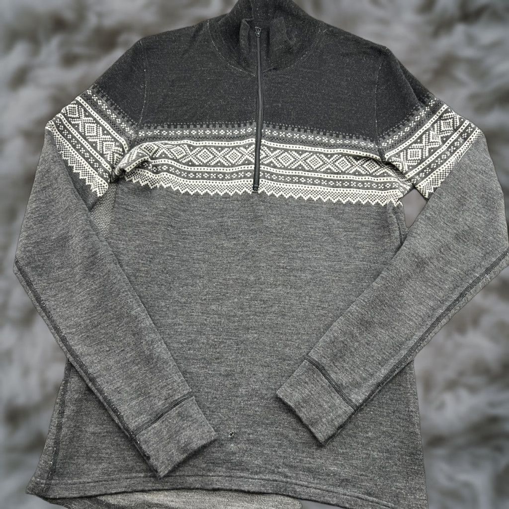 Layer 8 Aclima Marius Base Layer Shirt Mens XL 100% Merino Wool Gray Outdoor Thermo Camouflage Long Sleeve Pullover T-Shirt Mens Size US L / EU 52-54 / 3 - 1 Thumbnail