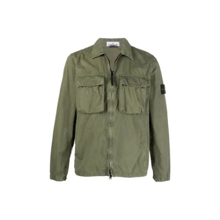 Stone Island Stone Island SS22 Green Long Sleeve Jacket Size US XXL / EU 58 / 5 - 1 Thumbnail