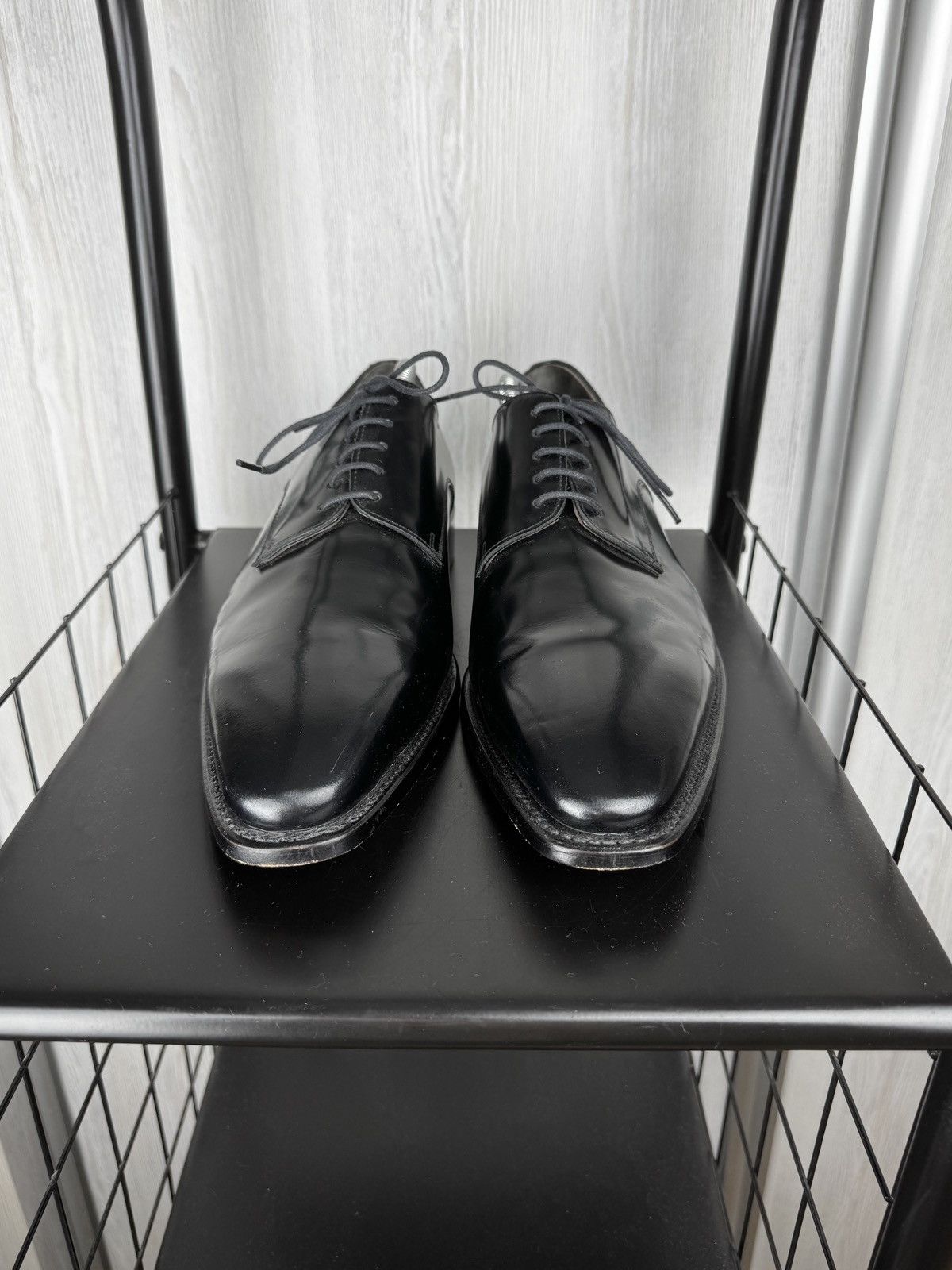 Other Windsor. black leather classic derby formal shoes Size US 10.5 / EU 43-44 - 4 Thumbnail