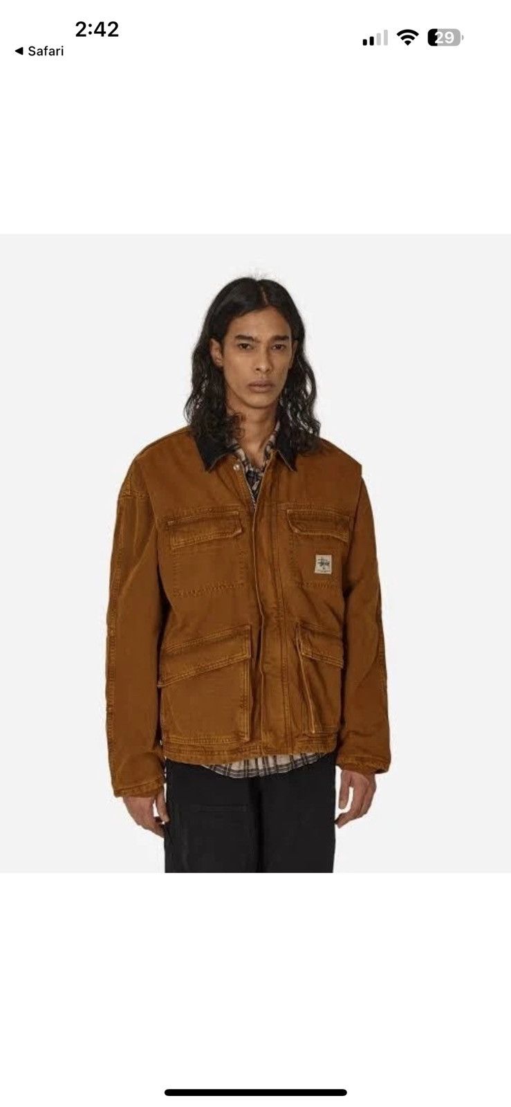 Stussy Stussy Washed Canvas Shop Jacket Size US M / EU 48-50 / 2 - 10 Thumbnail