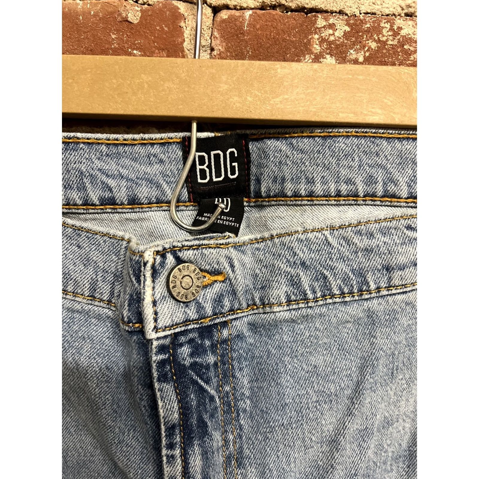 Urban Outfitters BDG Urban Outfitters Jeans Low Rise Flare 40 NWT Women Blue Cropped Jeans Mens Womens Girls Size 27" / US 4 / IT 40 - 2 Thumbnail