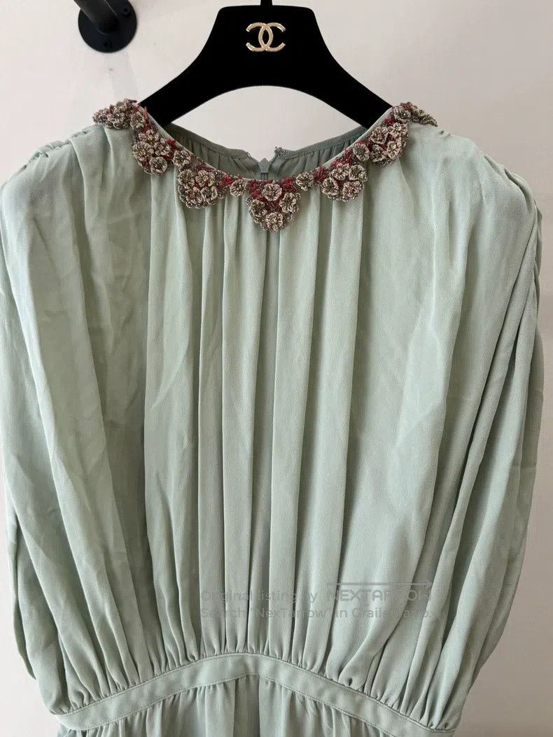 Valentino Valentino Green silk dress Size S / US 4 / IT 40 - 2 Thumbnail