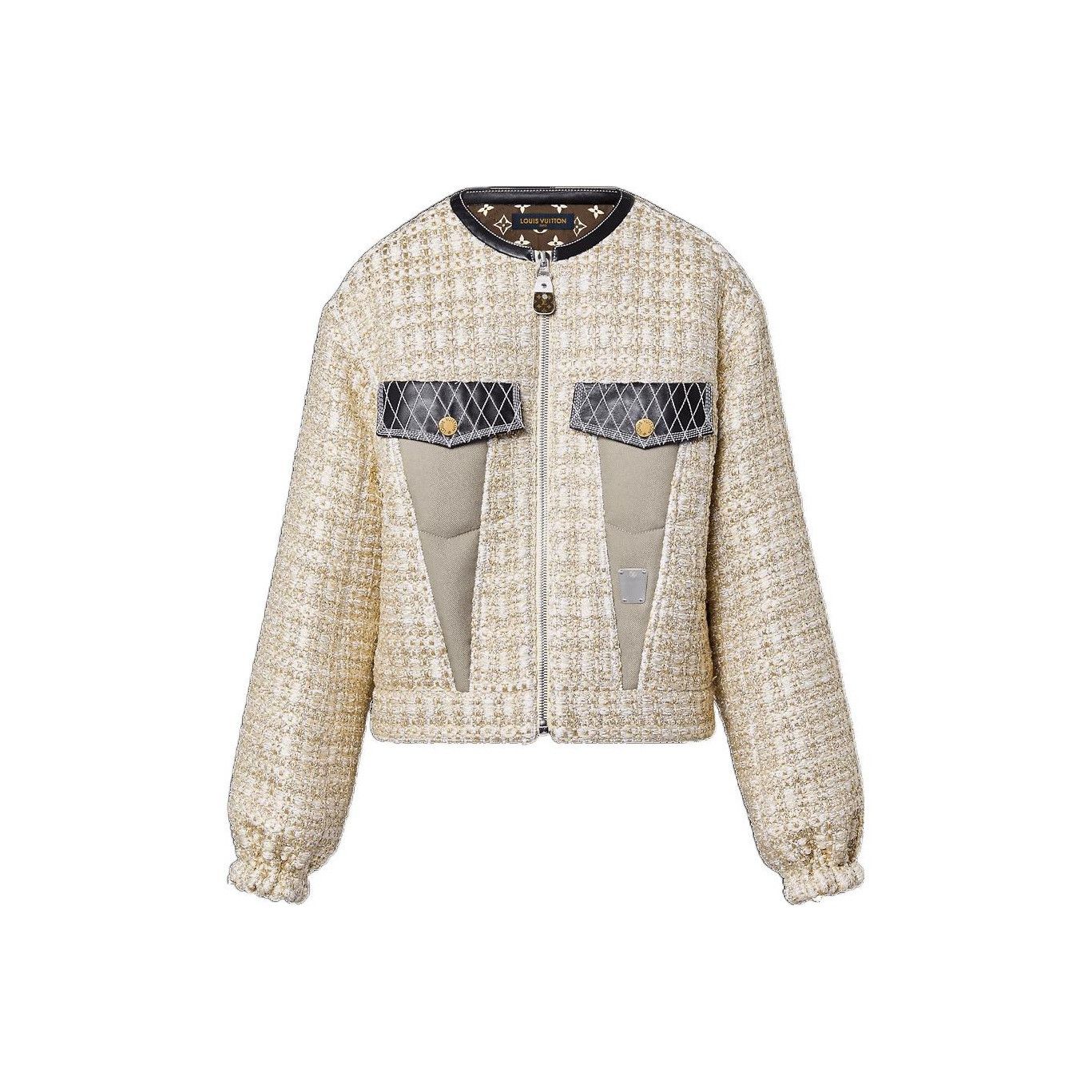 Louis Vuitton Louis Vuitton Tweed Pocket Zip-Up Jacket FR 34 Size XS / US 0-2 / IT 36-38 - 1 Thumbnail