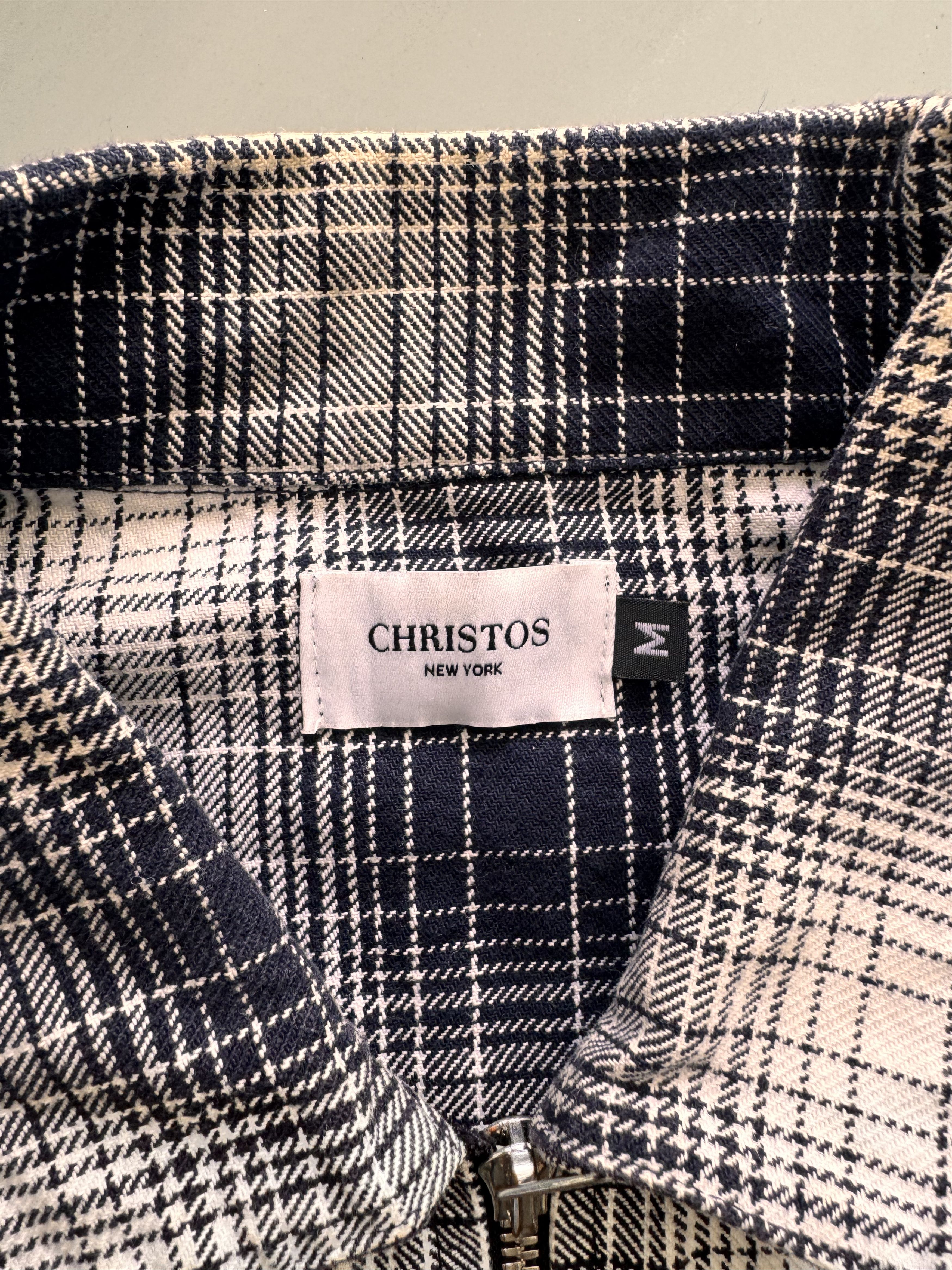 Christos New York Zip-Up Flannel Overshirt Size US M / EU 48-50 / 2 - 3 Thumbnail