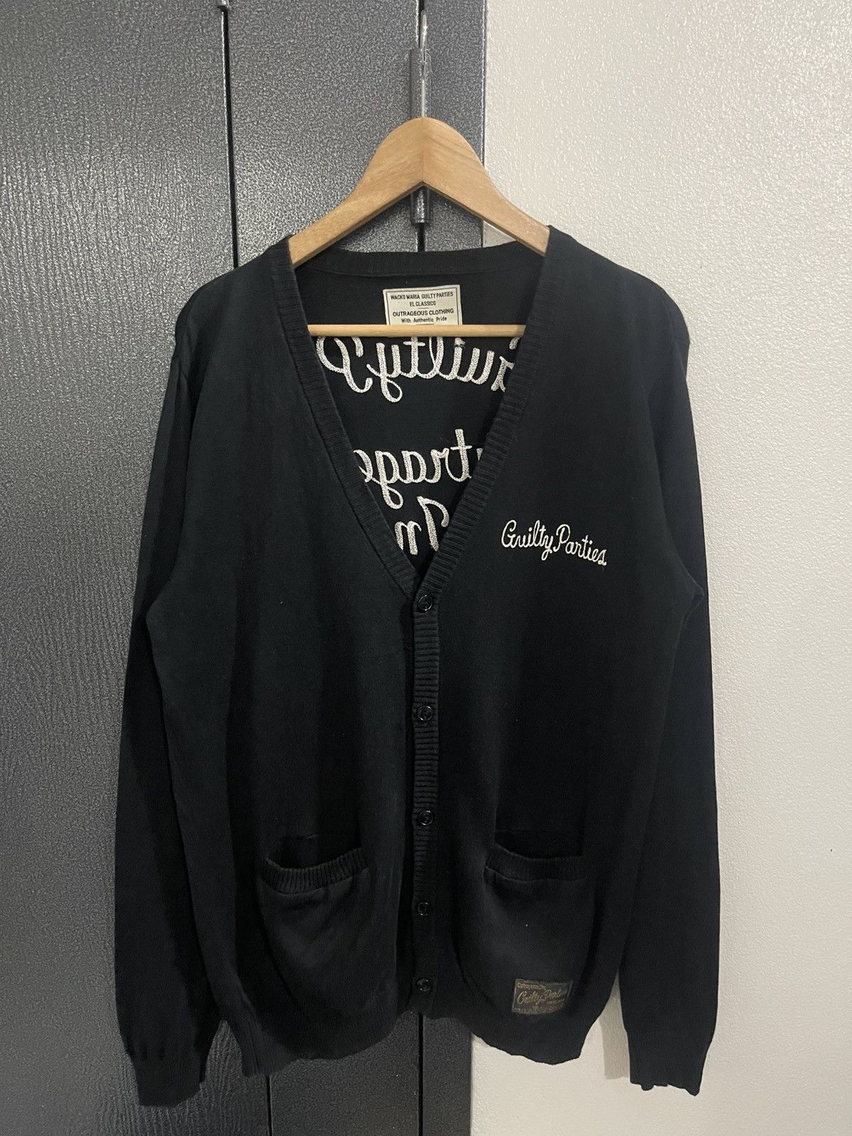 Wacko Maria Wacko Maria Polka Dot Cardigan | Grailed