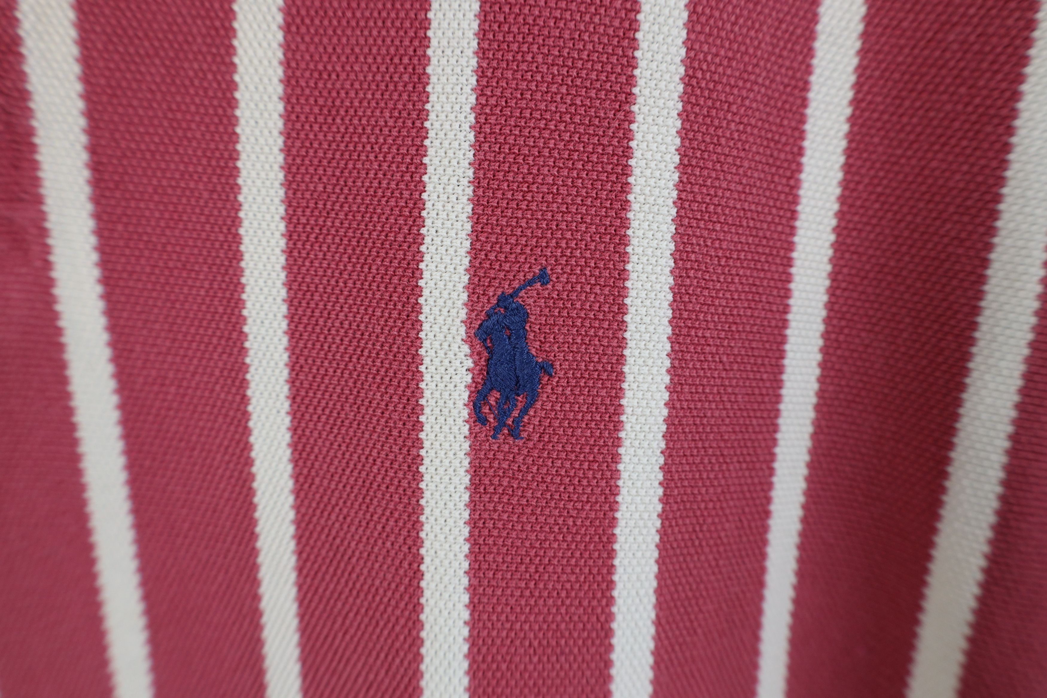 Ralph Lauren Vintage 90s Ralph Lauren Block Golf Polo Shirt Cotton USA Size US XL / EU 56 / 4 - 4 Thumbnail