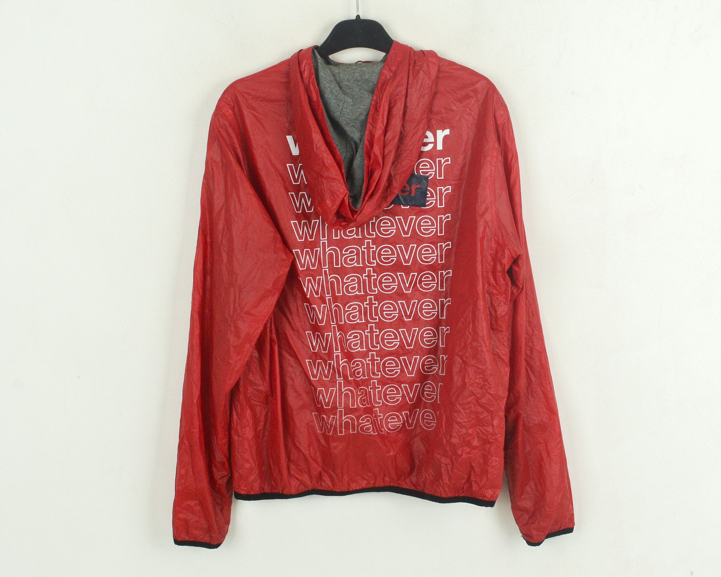 Diesel WHATEVER Girls Youth Size 14y Rain Jacket Hooded XS Red Size XS / US 0-2 / IT 36-38 - 4 Thumbnail