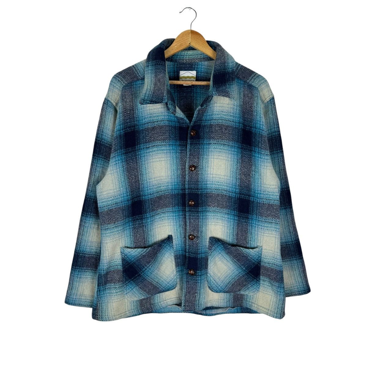 Flannel ☀️MOVENPICK SHADOW WOOL PLAIDS FLANNEL SHIRT Size US L / EU 52-54 / 3 - 2 Thumbnail