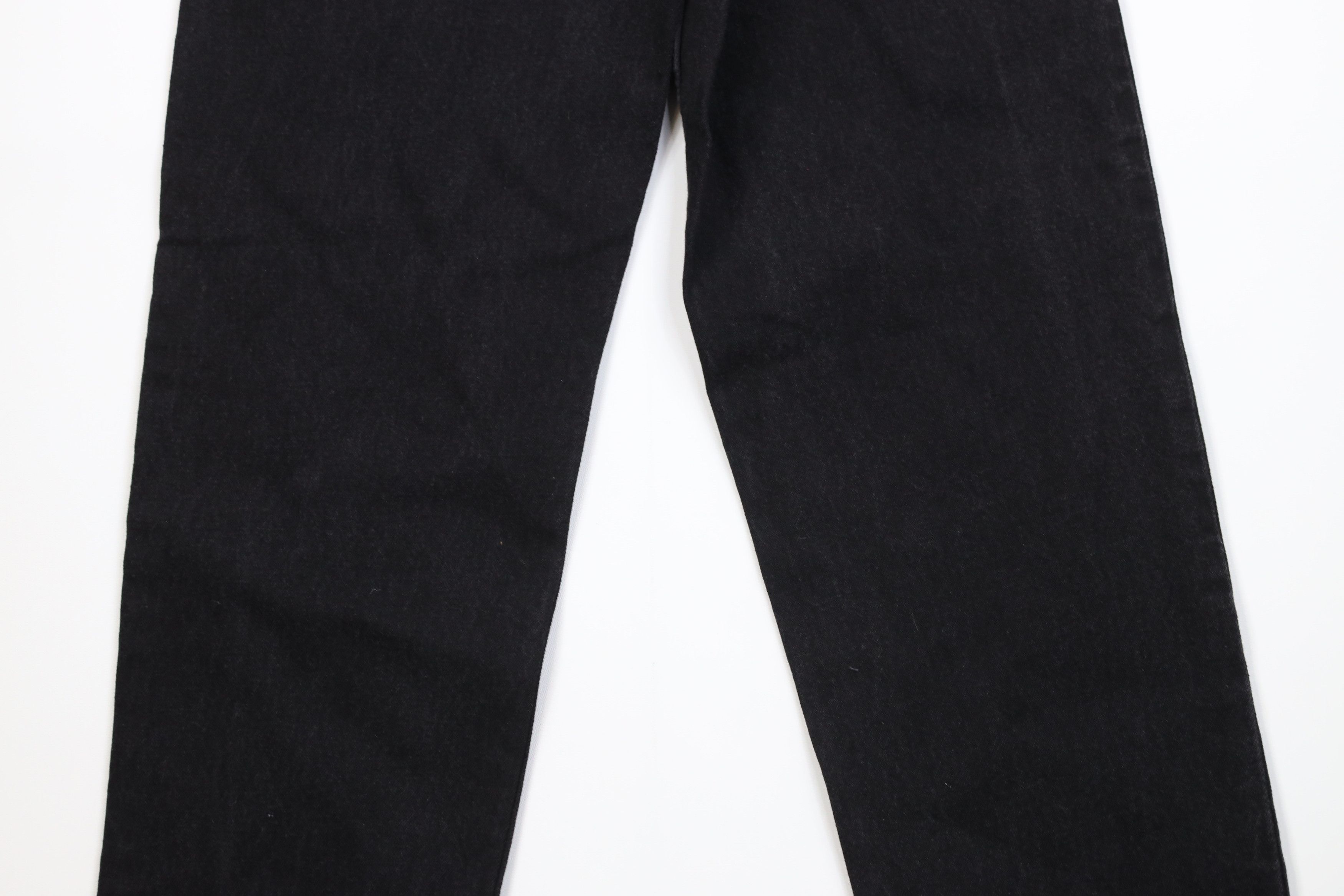 Levi's Vintage 90s Levis Relaxed Tapered Leg Denim Jeans Black USA Size US 32 / EU 48 - 11 Thumbnail