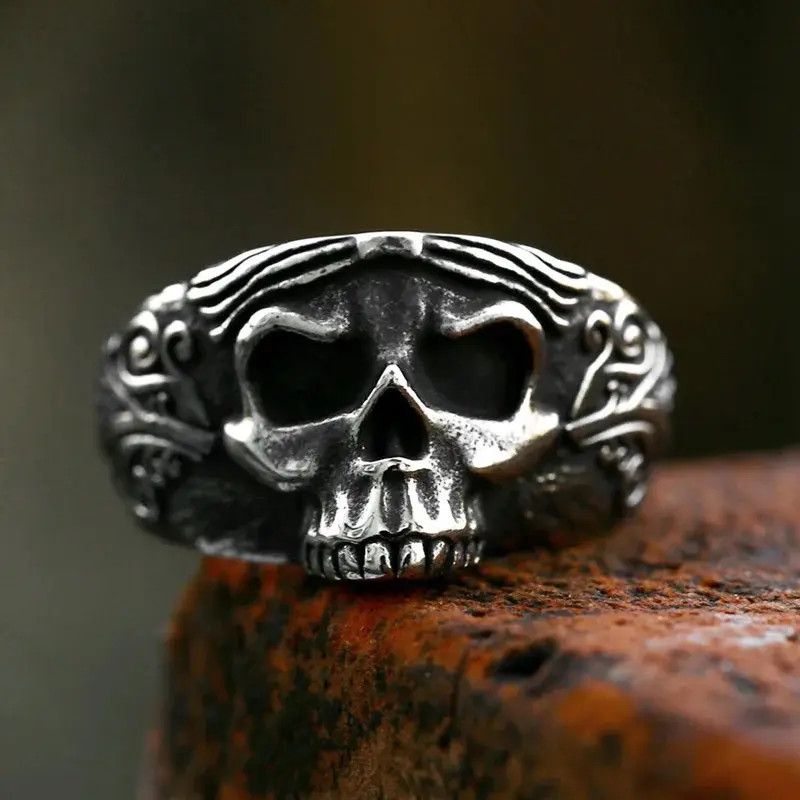 Jewelry Creative Handmade Calvarium Skull Ring Size ONE SIZE - 4 Thumbnail