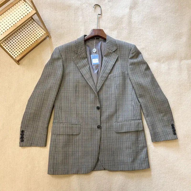 Burberry Burberry Summer Check Wool Blazer for Men Size US M / EU 48-50 / 2 - 1 Thumbnail