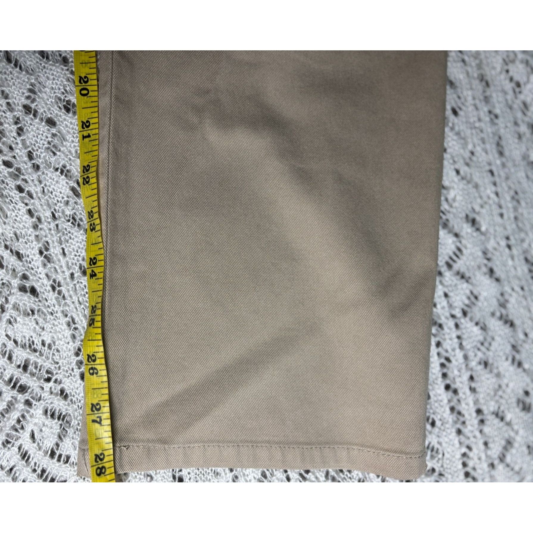 Ermenegildo Zegna Ermenegildo Zegna Beige Cotton Flat Front Casual Pants Jeans Size 38R - 13 Thumbnail