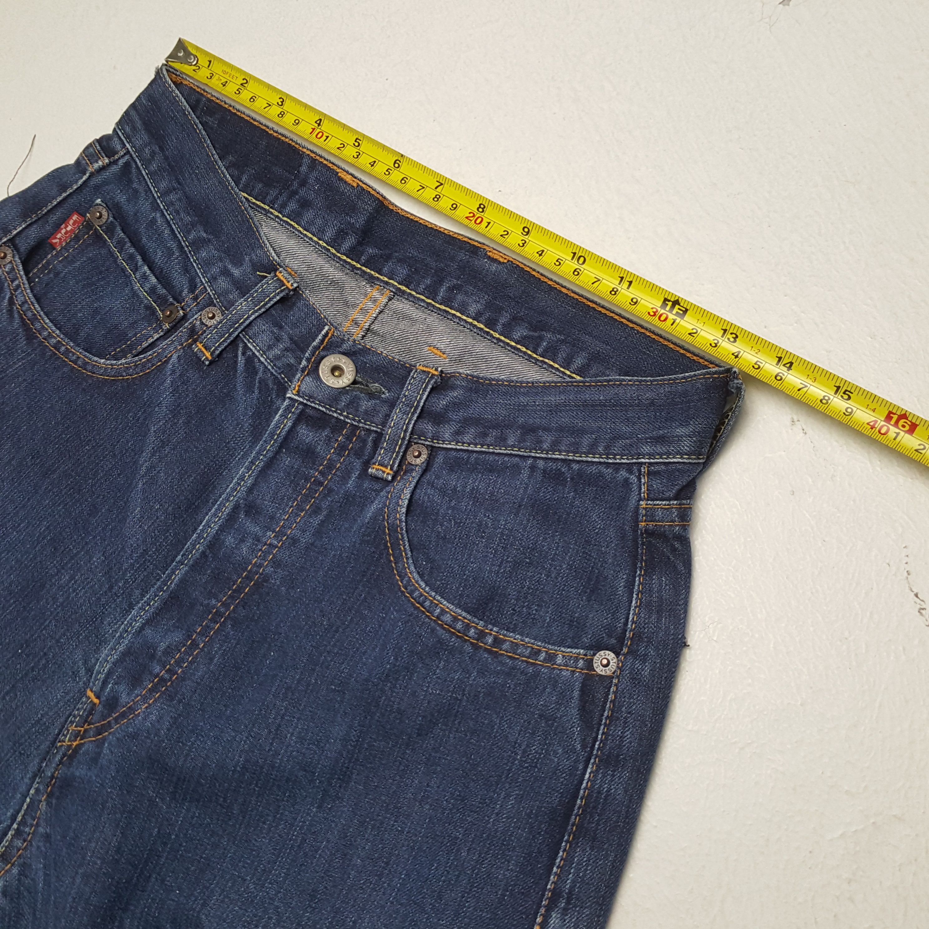 Japanese Brand × Stussy × Vintage Vintage STUSSY Streetwear Skateboard Style Jeans Size US 27 - 7 Thumbnail