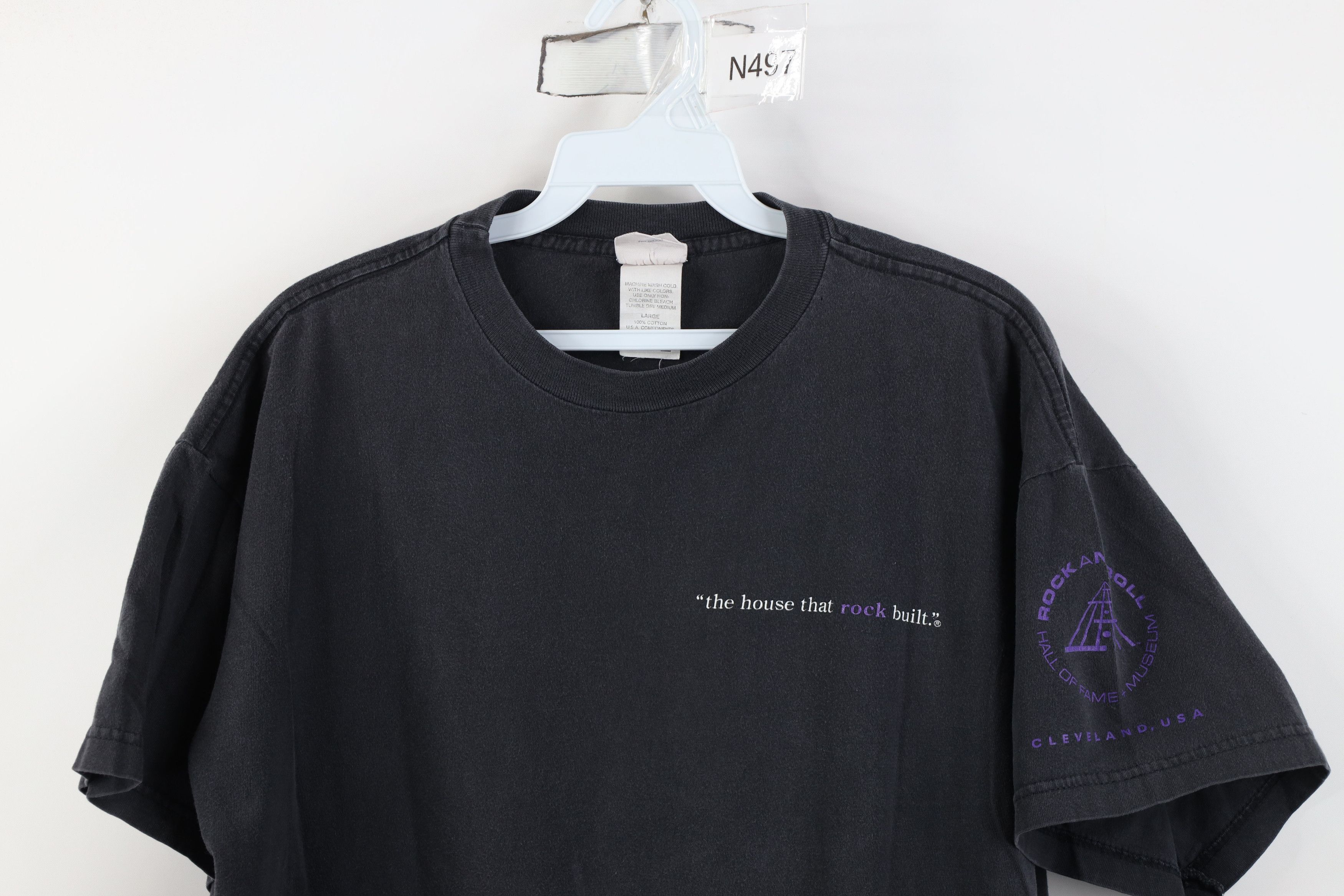 Vintage Vintage 90s That Rock Built Rock N Roll Hall of Fame T-Shirt Size US L / EU 52-54 / 3 - 2 Thumbnail