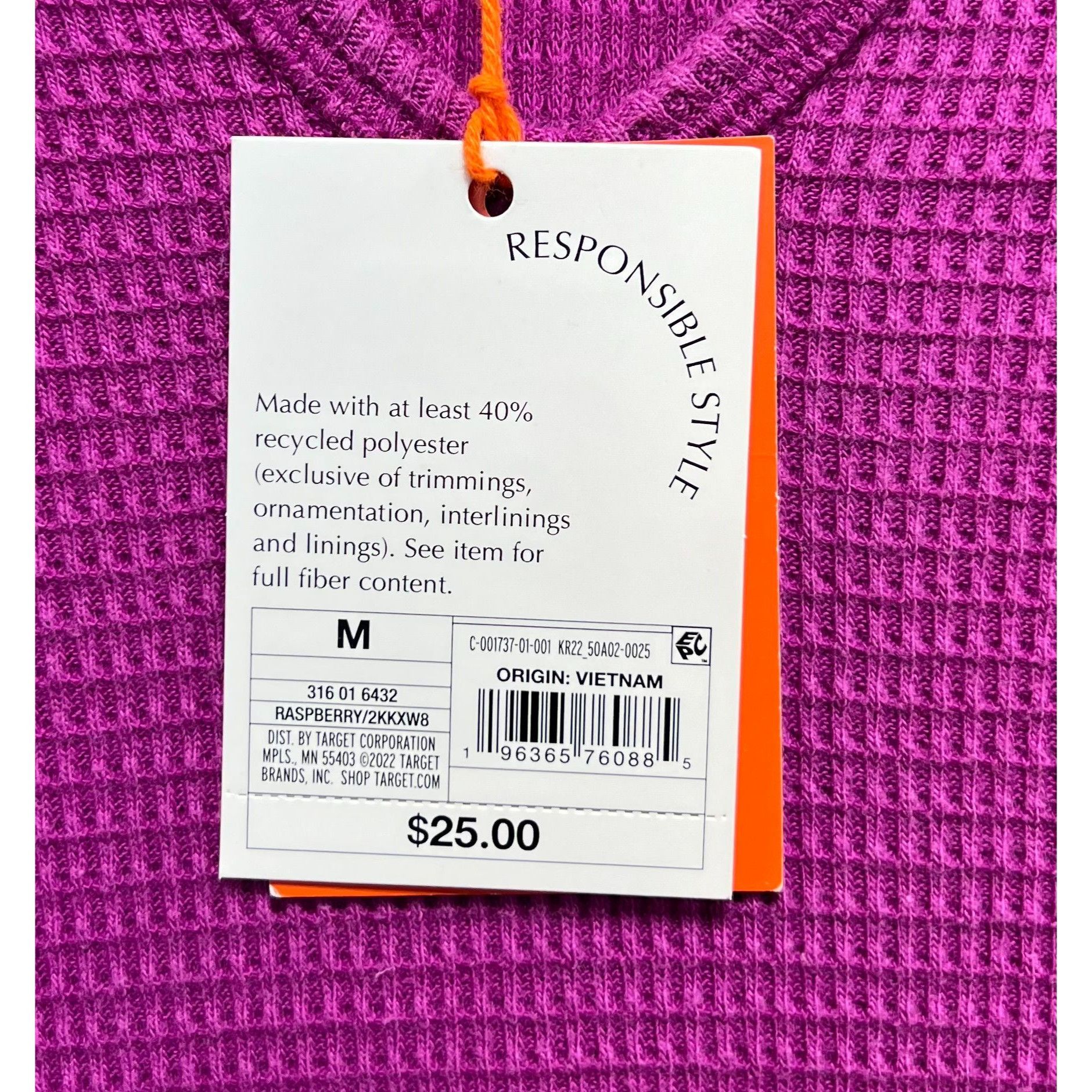 Other Knox Rose - Women's Long Sleeve Notch Neck Thermal Top - Pur Size M / US 6-8 / IT 42-44 - 10 Thumbnail
