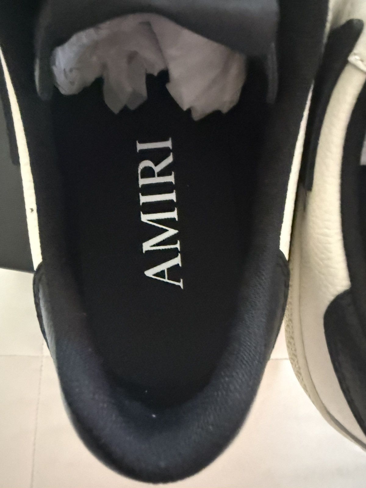Amiri Amiri Pacific bones leather sneakers Size US 12 / EU 45 - 10 Thumbnail
