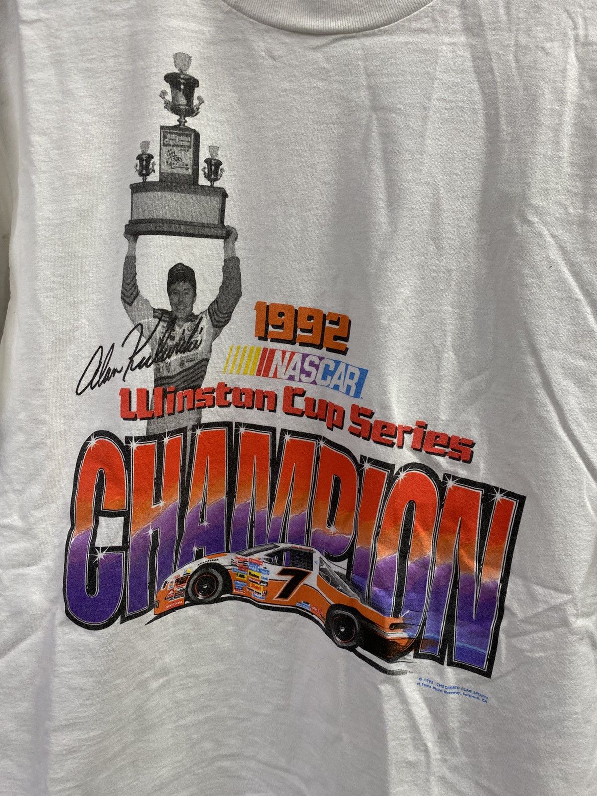 NASCAR Vintage 90’s Nascar Racer Tee Shirt XLarge Size US XL / EU 56 / 4 - 2 Thumbnail