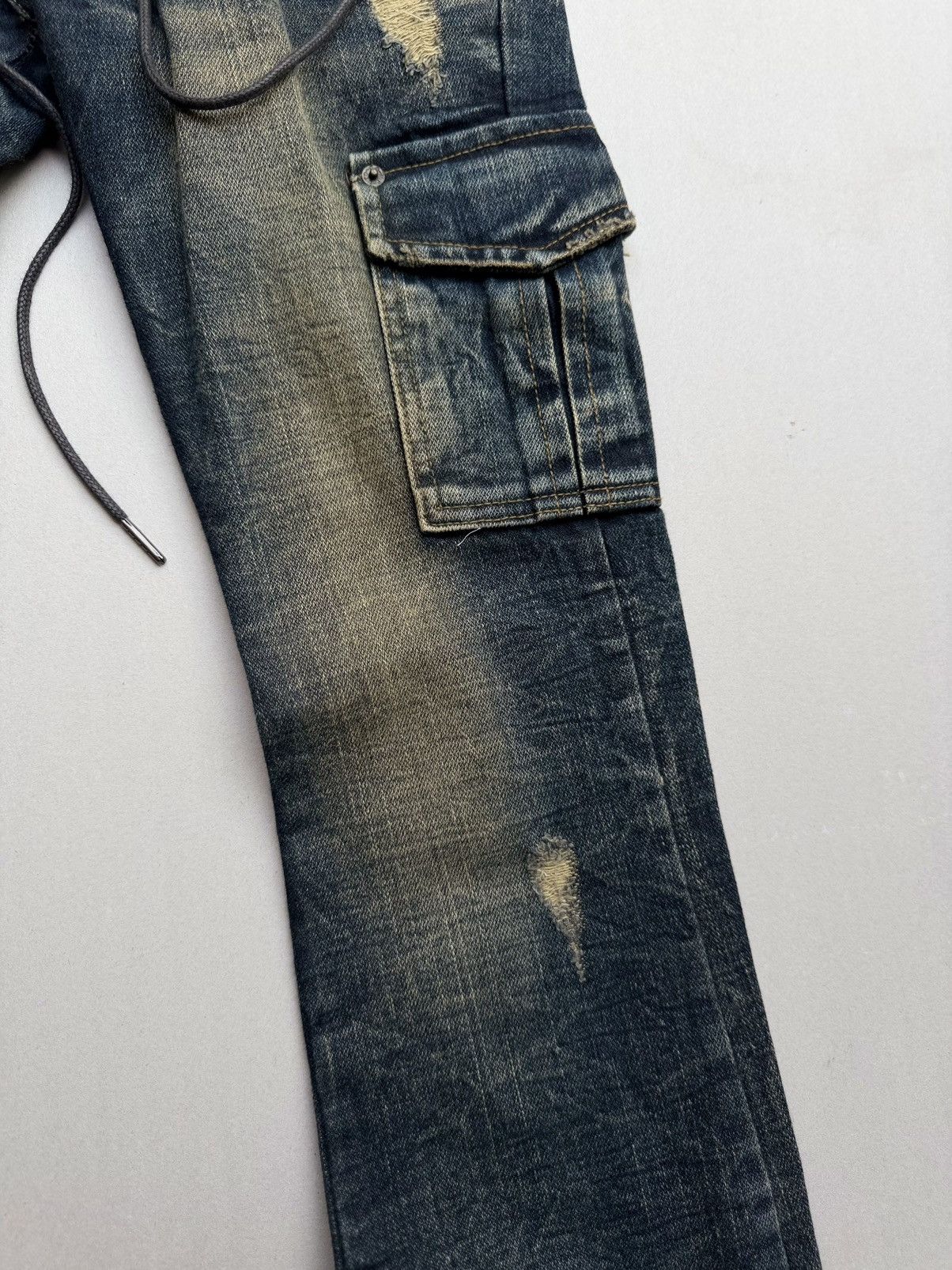 Japanese Brand Cha cha cha lace up flare jeans Size US 26 / EU 42 - 4 Thumbnail