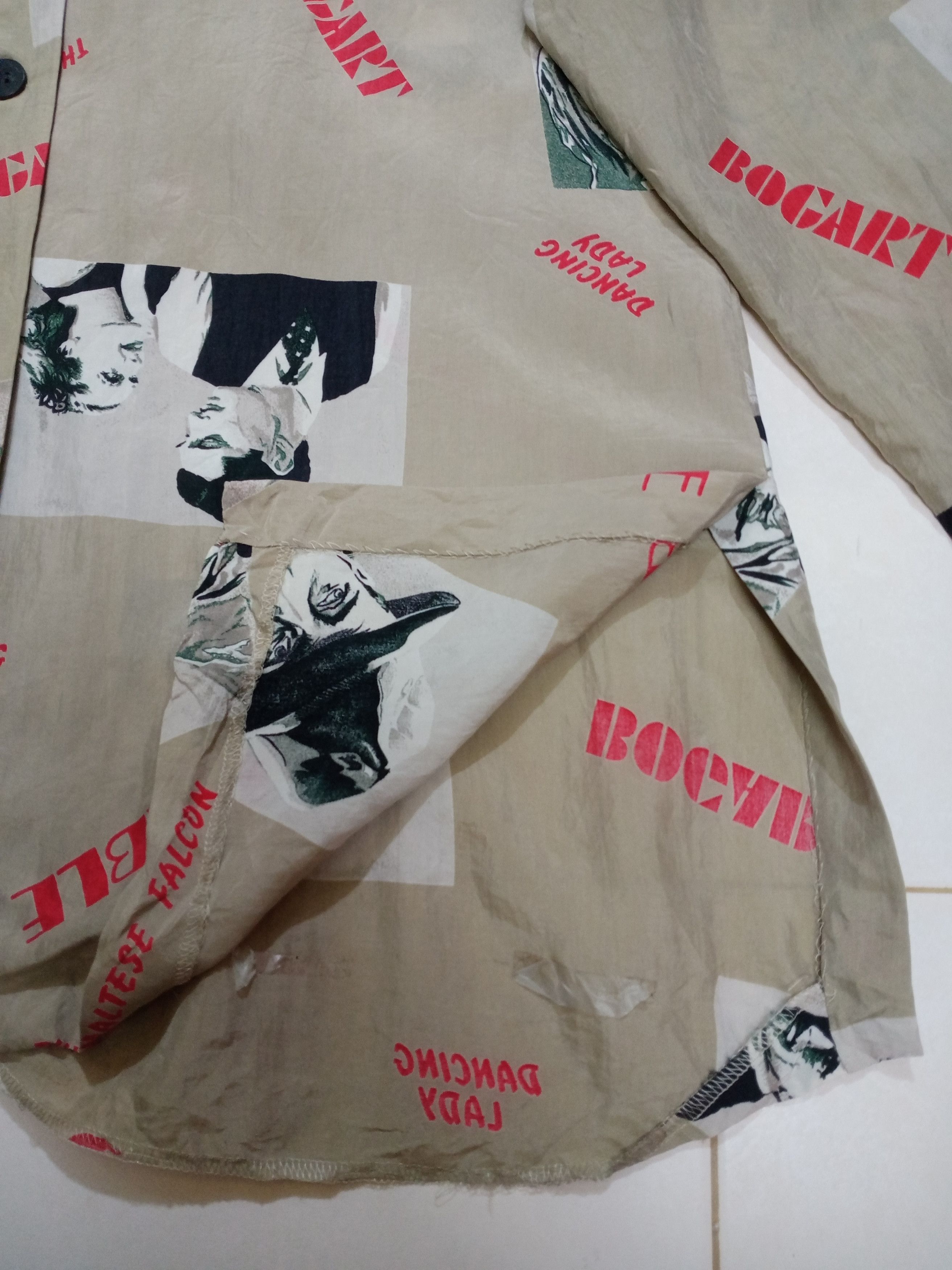 Japanese Brand × Vintage Rare Vintage Japanese Blouse Movie Print Size L / US 10 / IT 46 - 9 Thumbnail