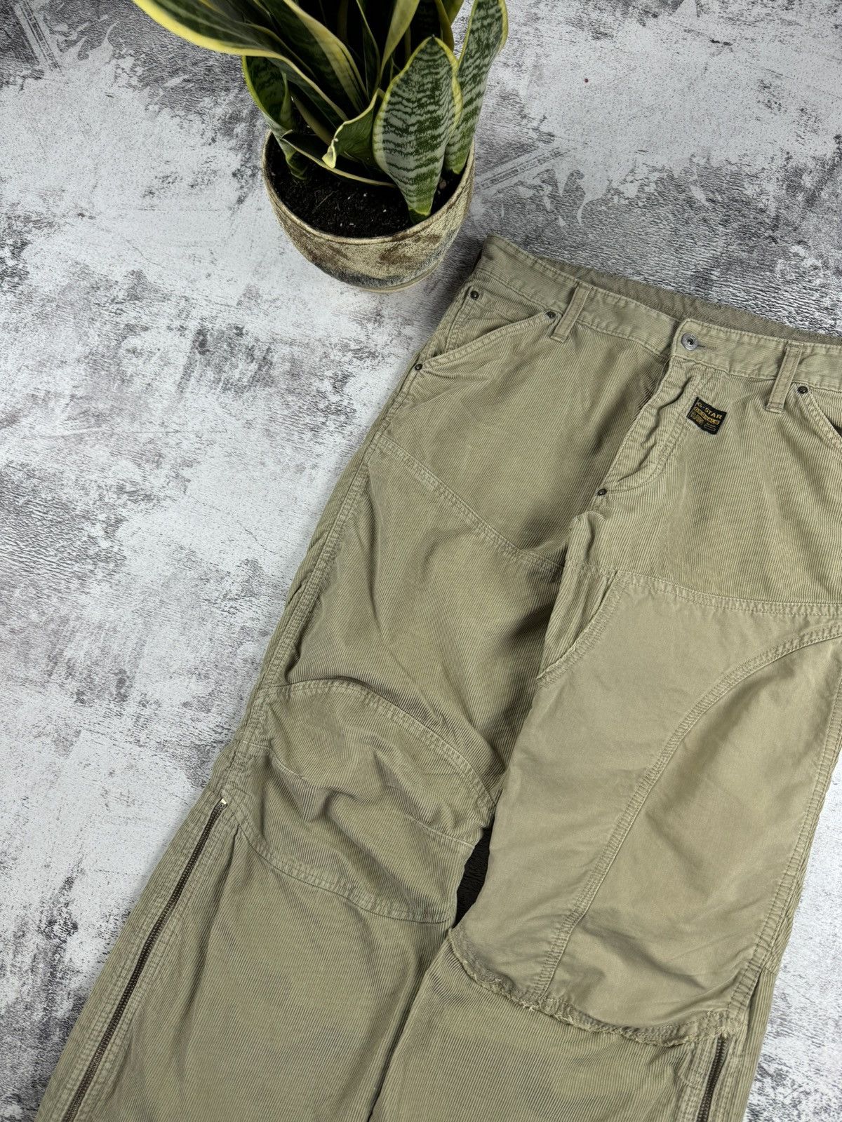 G-Star G-Star Denim Concept Elwood Velvet Y2K Pants Trousers Jeans Size US 33 - 5 Thumbnail