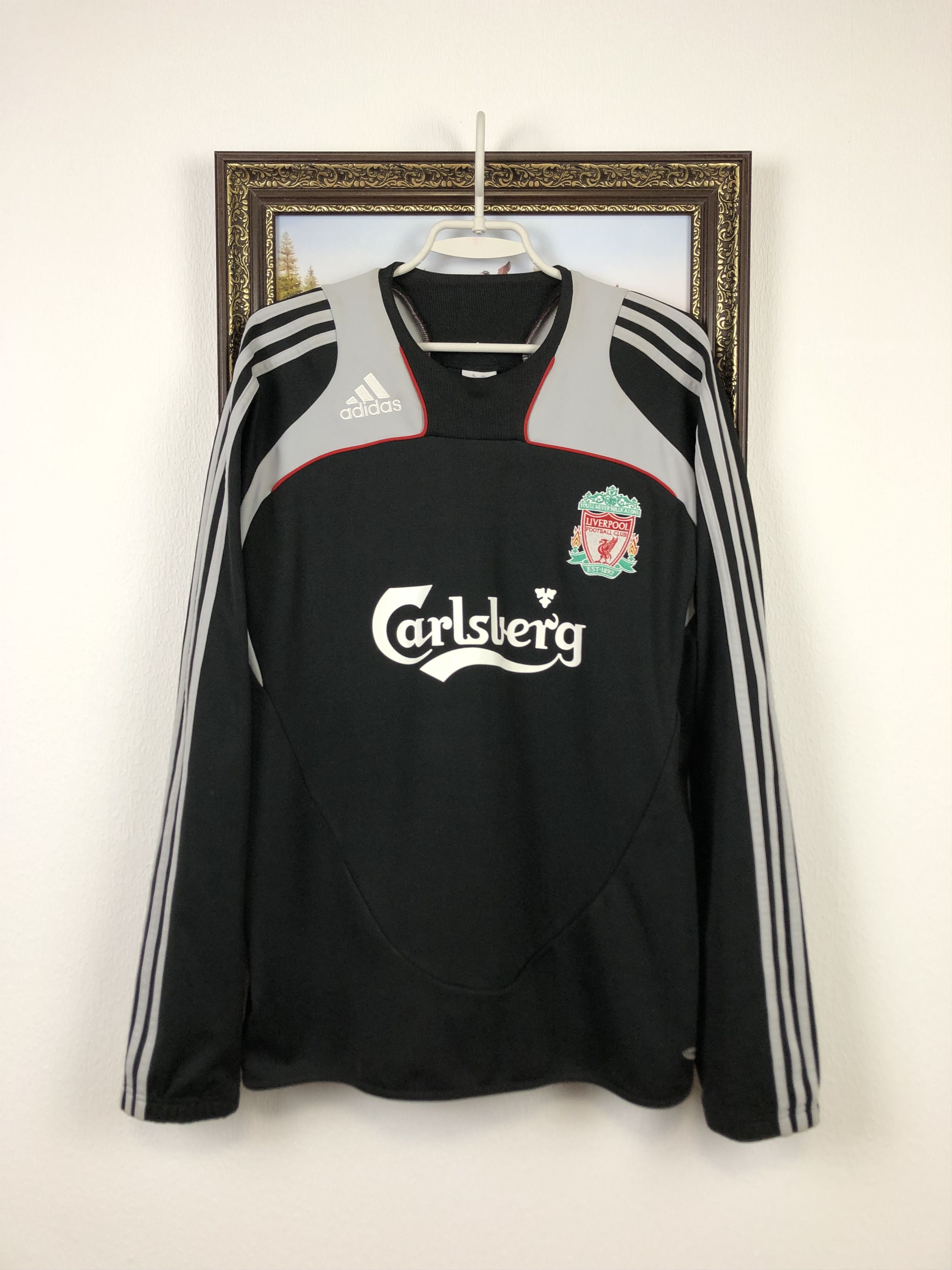 Adidas Vintage Liverpool Football Sweatshirt Soccer Jacket Rare Size US L / EU 52-54 / 3 - 1 Thumbnail