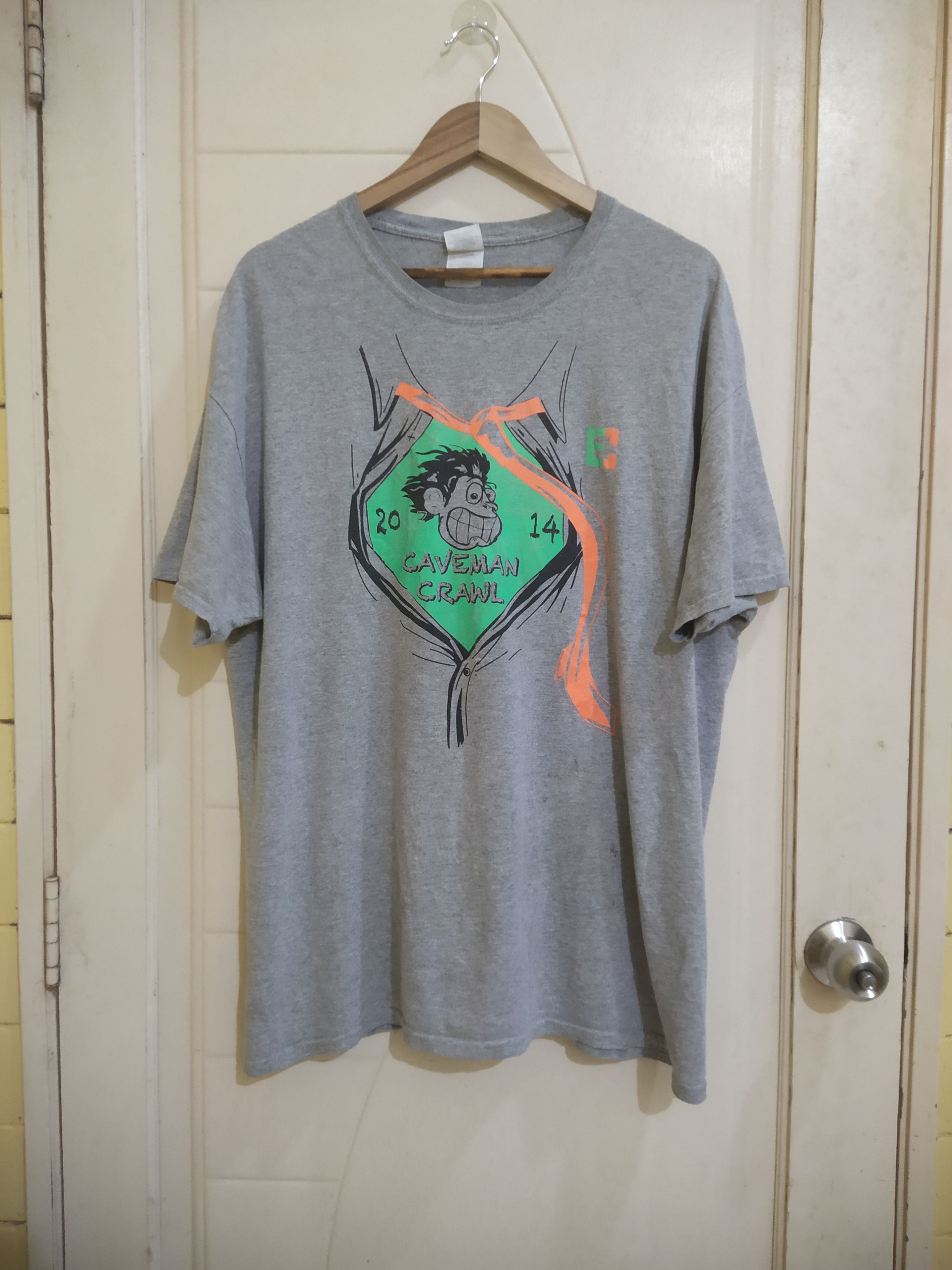 Vintage Caveman Crawl casual shirt Size US XL / EU 56 / 4 - 2 Thumbnail