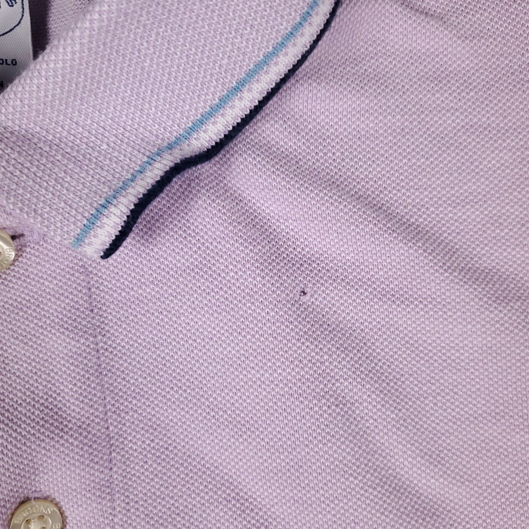 Brooks Brothers VINTAGE Brooks Brothers Polo Shirt Men Large Purple Casual 90s Red White Blue Preppy Size US L / EU 52-54 / 3 - 4 Thumbnail