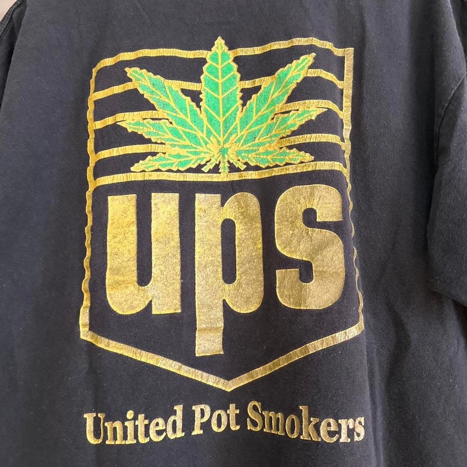 Vintage Vintage UPS Weed Promo Shirt Size US L / EU 52-54 / 3 - 3 Thumbnail
