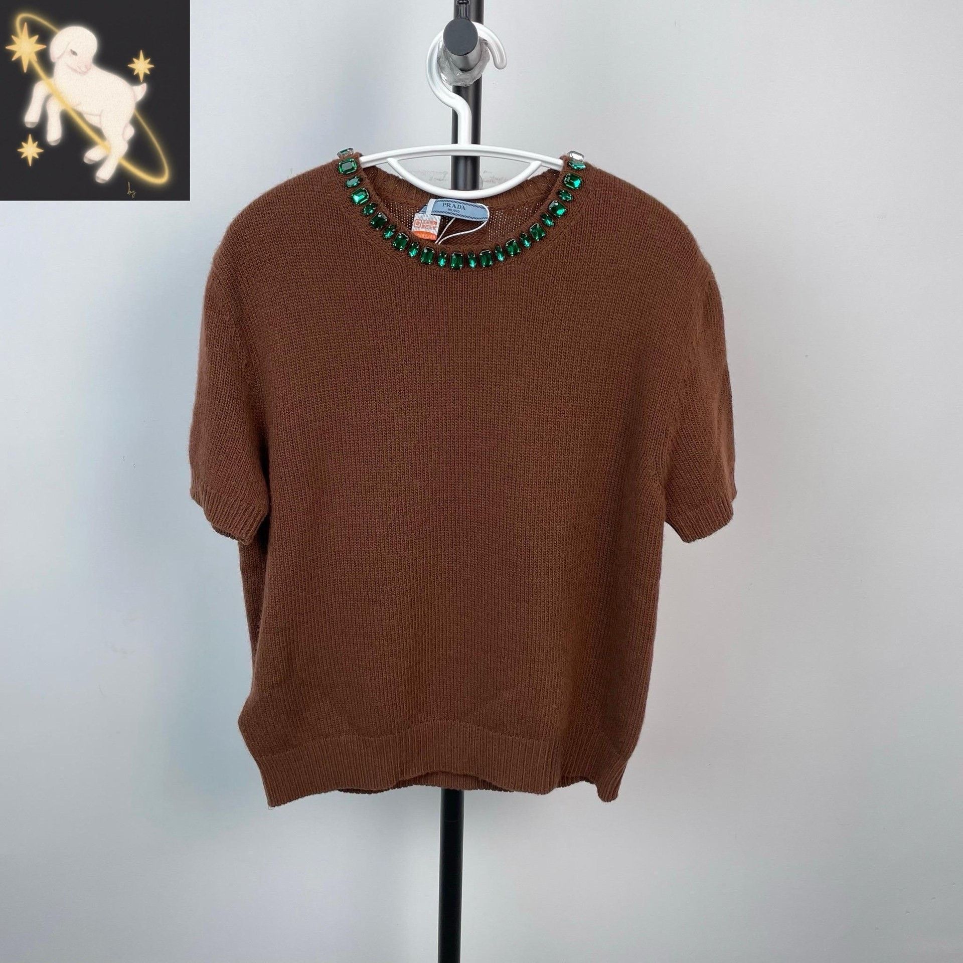 Prada Prada Brown Sweater 42 Men Size US M / EU 48-50 / 2 - 1 Thumbnail
