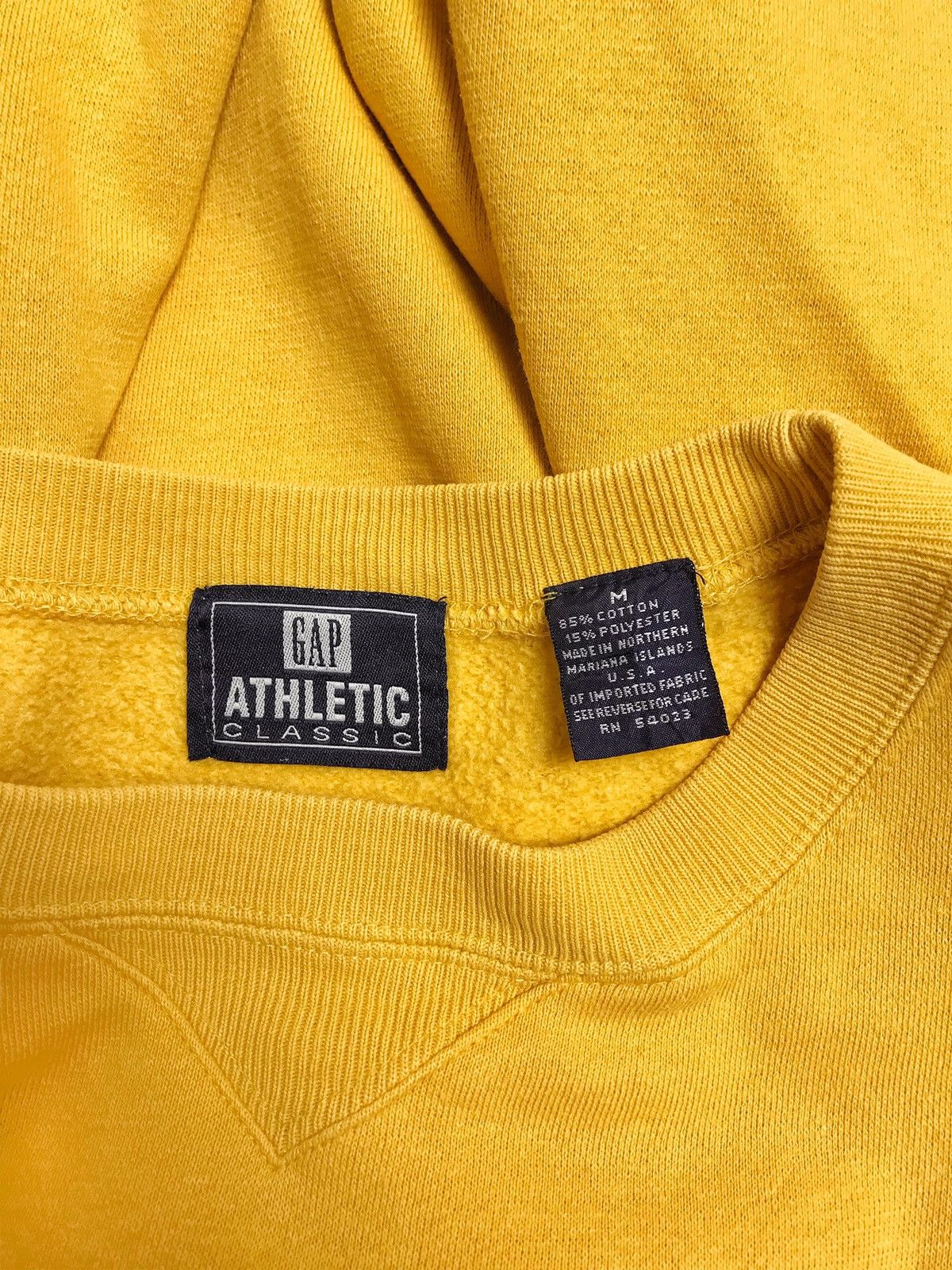 Gap × Vintage 90s GAP Athletic Big Spell Out Vintage Sweatshirts Size US XL / EU 56 / 4 - 3 Thumbnail