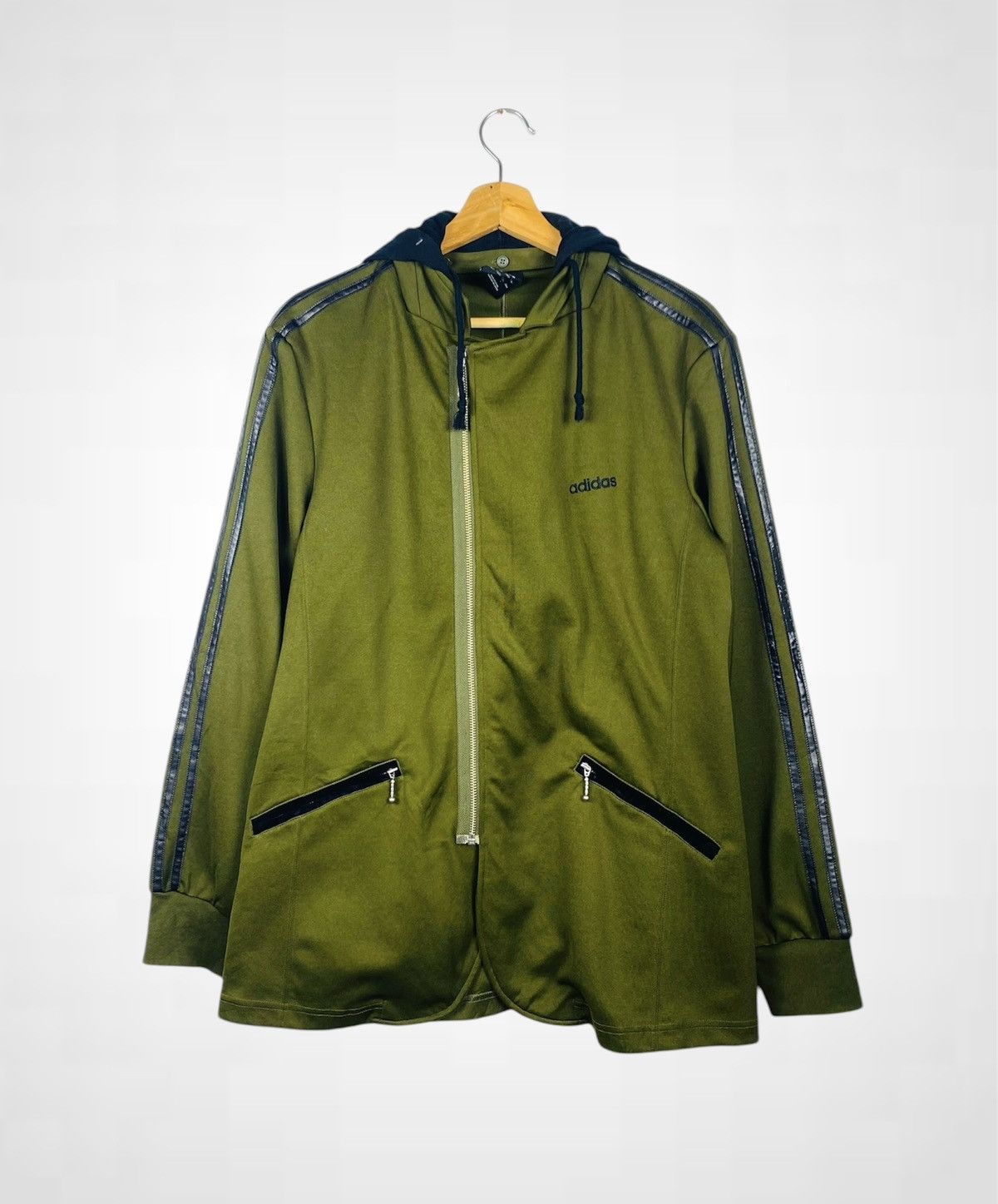 Adidas Rare Adidas Zipper Hoodie Jacket Size US M / EU 48-50 / 2 - 1 Thumbnail