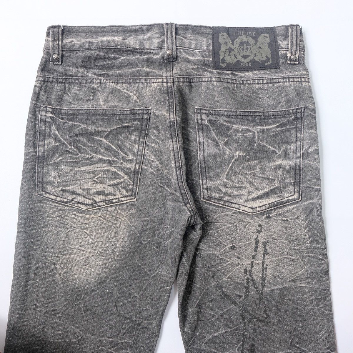 LOWBOX 2000’s Lowbox premium distressed flared jeans (japan) Size US 30 / EU 46 - 5 Thumbnail