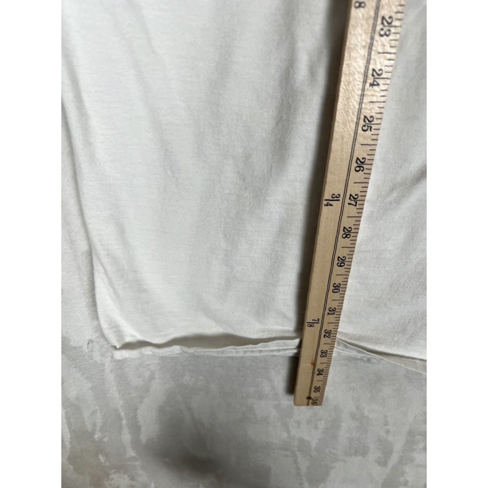 Vintage VINTAGE Emerson T-Shirt Women One Size White Short Sleeve V-Neck Stress Gets Better With Wine Regular Casual 100% Cotton United States Boys? Wait. Size ONE SIZE - 4 Thumbnail