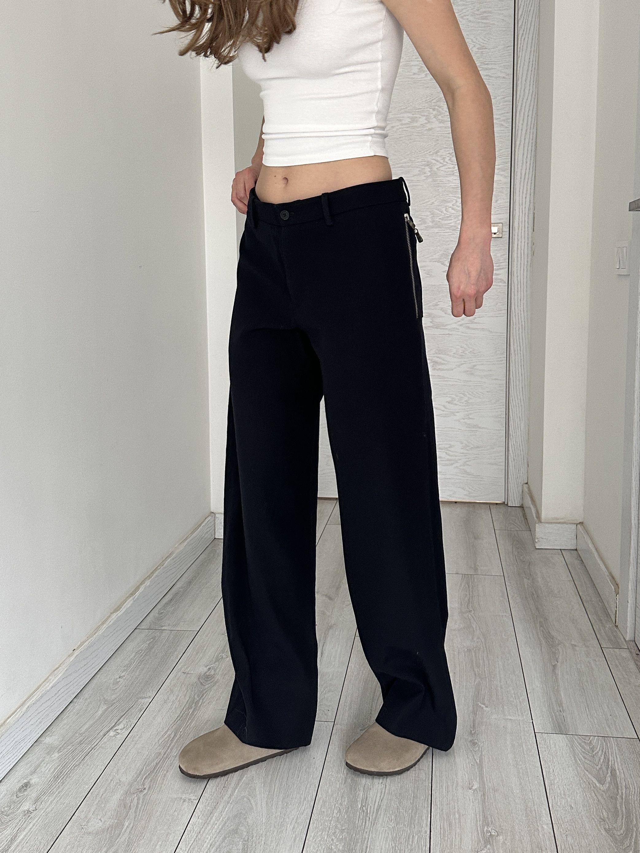 Versace Vintage Versace Navy Pants Trousers Size 36" / US 14 / IT 50 - 2 Thumbnail