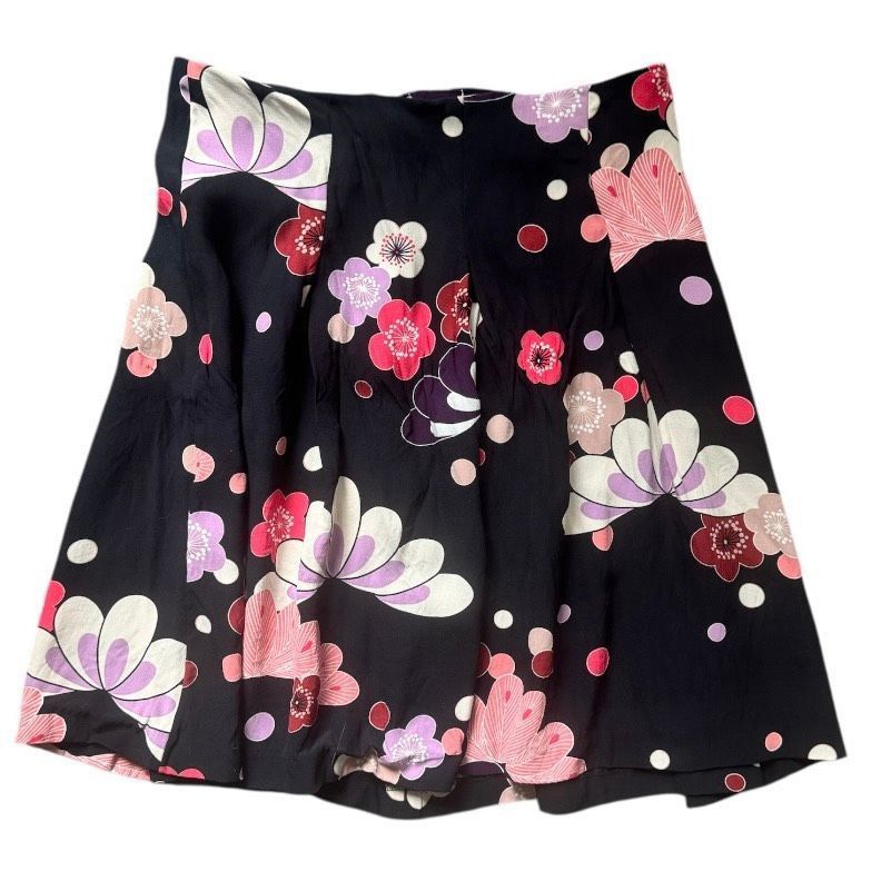 Ann Taylor Ann Taylor Petite Floral A-Line Skirt 6P Size 28" / US 6 / IT 42 - 3 Thumbnail