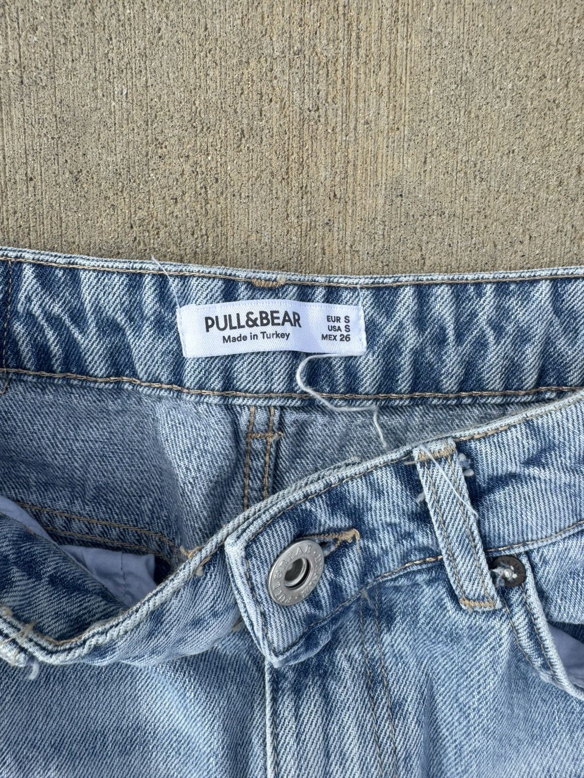 Pull & Bear Long Denim Skirt Size 26" / US 2 / IT 38 - 7 Thumbnail