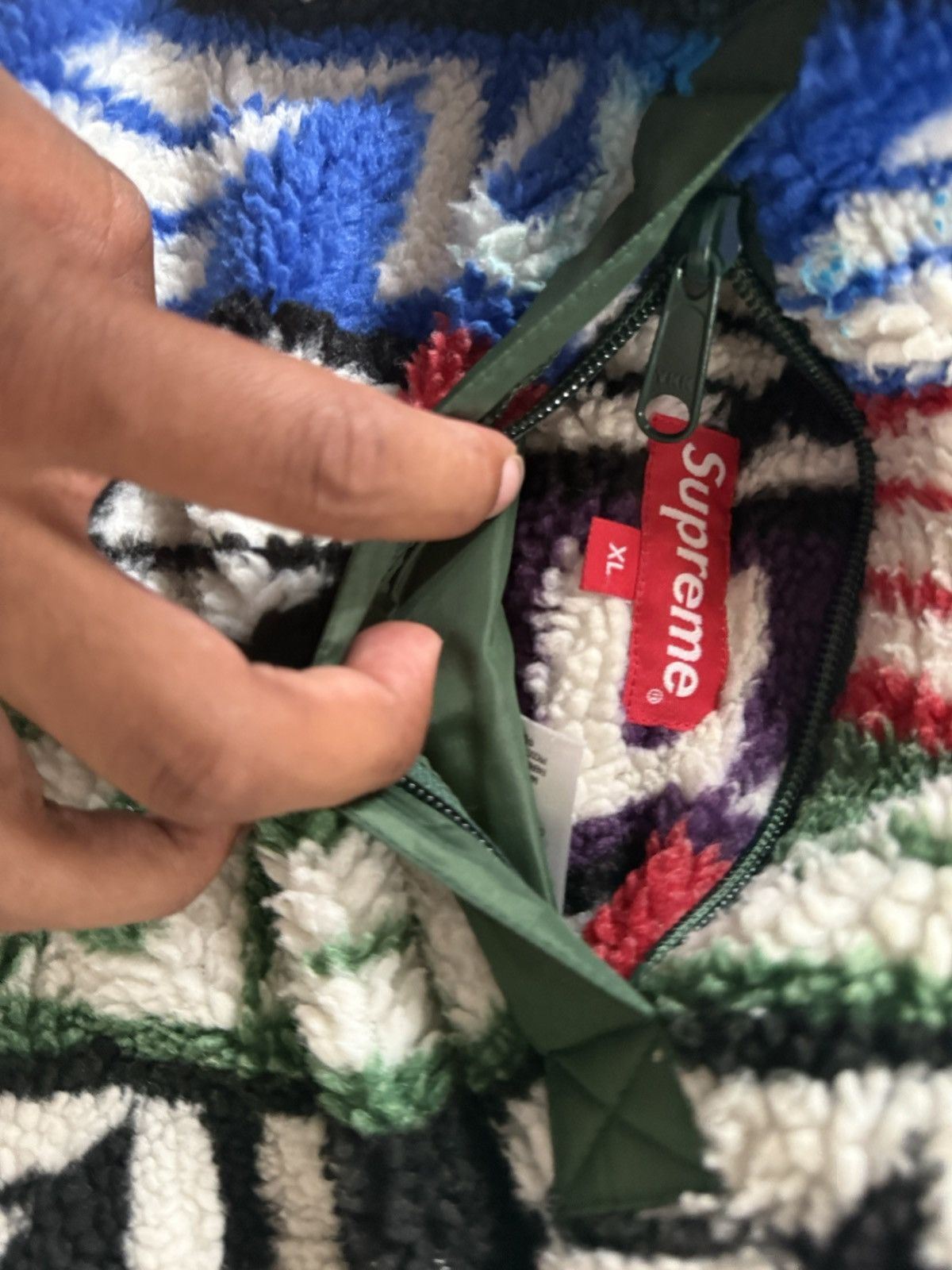 Supreme Supreme reversable geo windstopper fleece Size US XL / EU 56 / 4 - 3 Thumbnail
