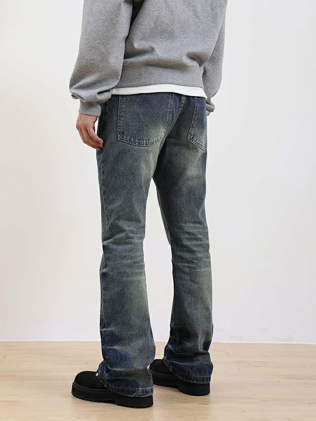Jean Unisex outdoor utility punk yuppie grunge tie dye jeans Size US 32 / EU 48 - 4 Thumbnail