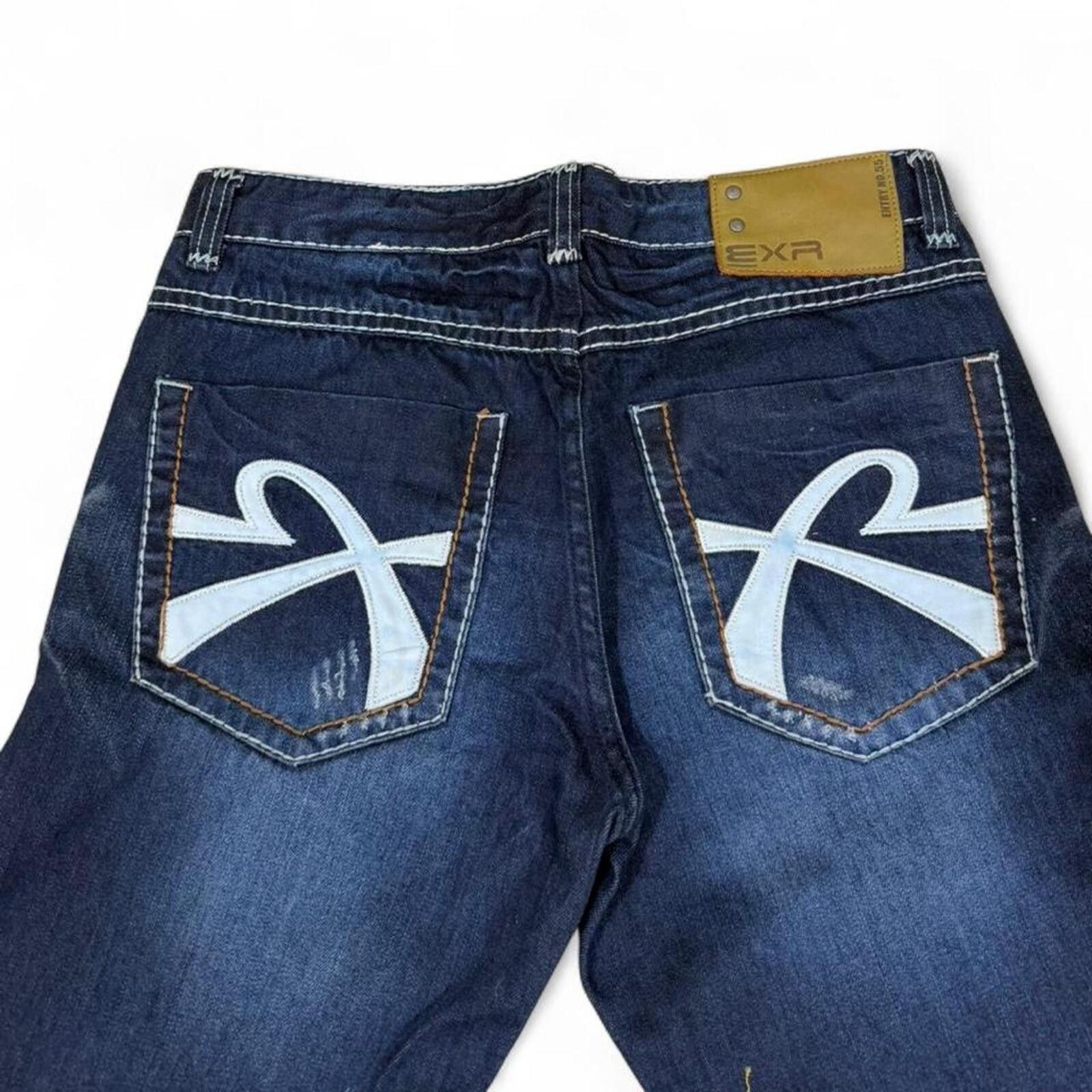 True Religion Vintage Style EXR Progressive Collection denim jeans Size US 32 / EU 48 - 4 Thumbnail