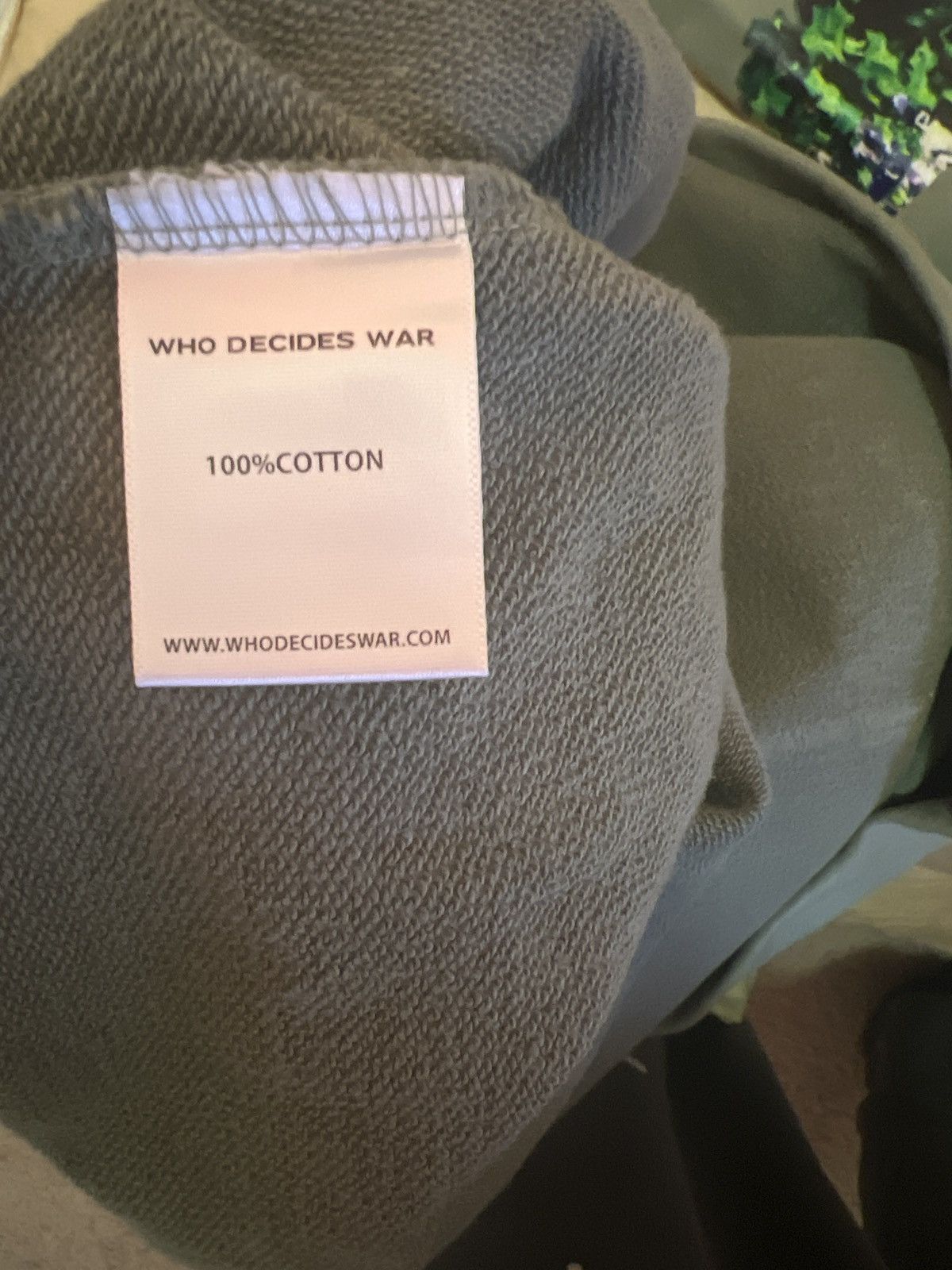 Who Decides War GARDEN GLASS HOODED SWEATSHIRT Size US L / EU 52-54 / 3 - 7 Thumbnail