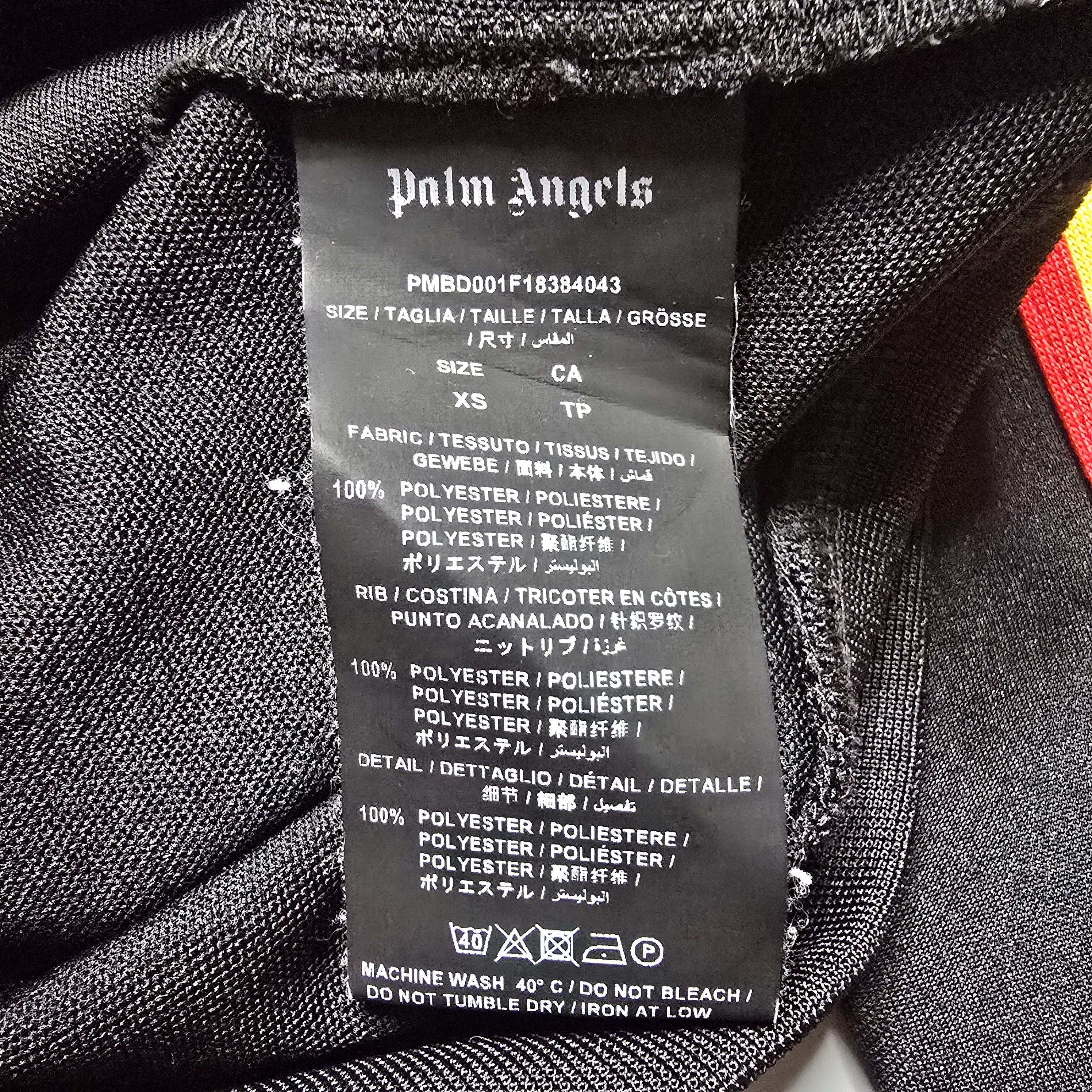 Palm Angels Palm Angels - Black Rainbow Track Jacket Size US XS / EU 42 / 0 - 5 Thumbnail