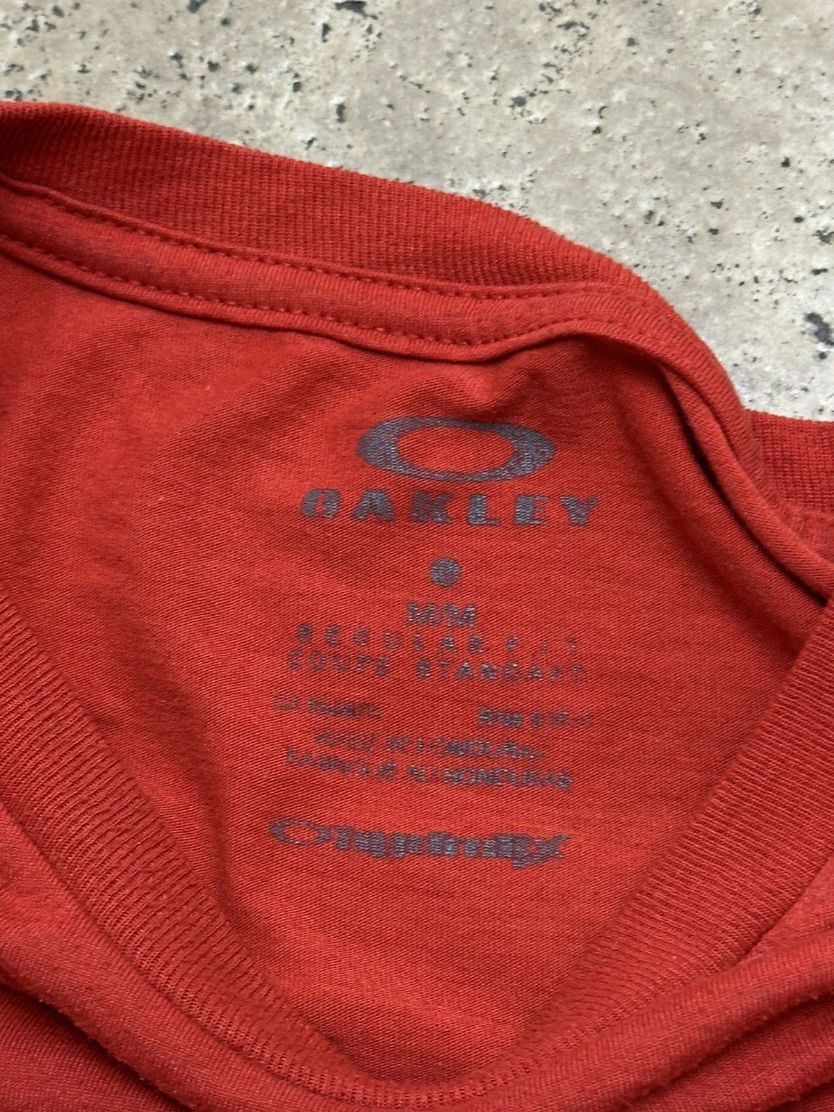 Oakley Oakley O Logo Red Dri Fit Style Short Sleeve Shirt Size US M / EU 48-50 / 2 - 5 Thumbnail