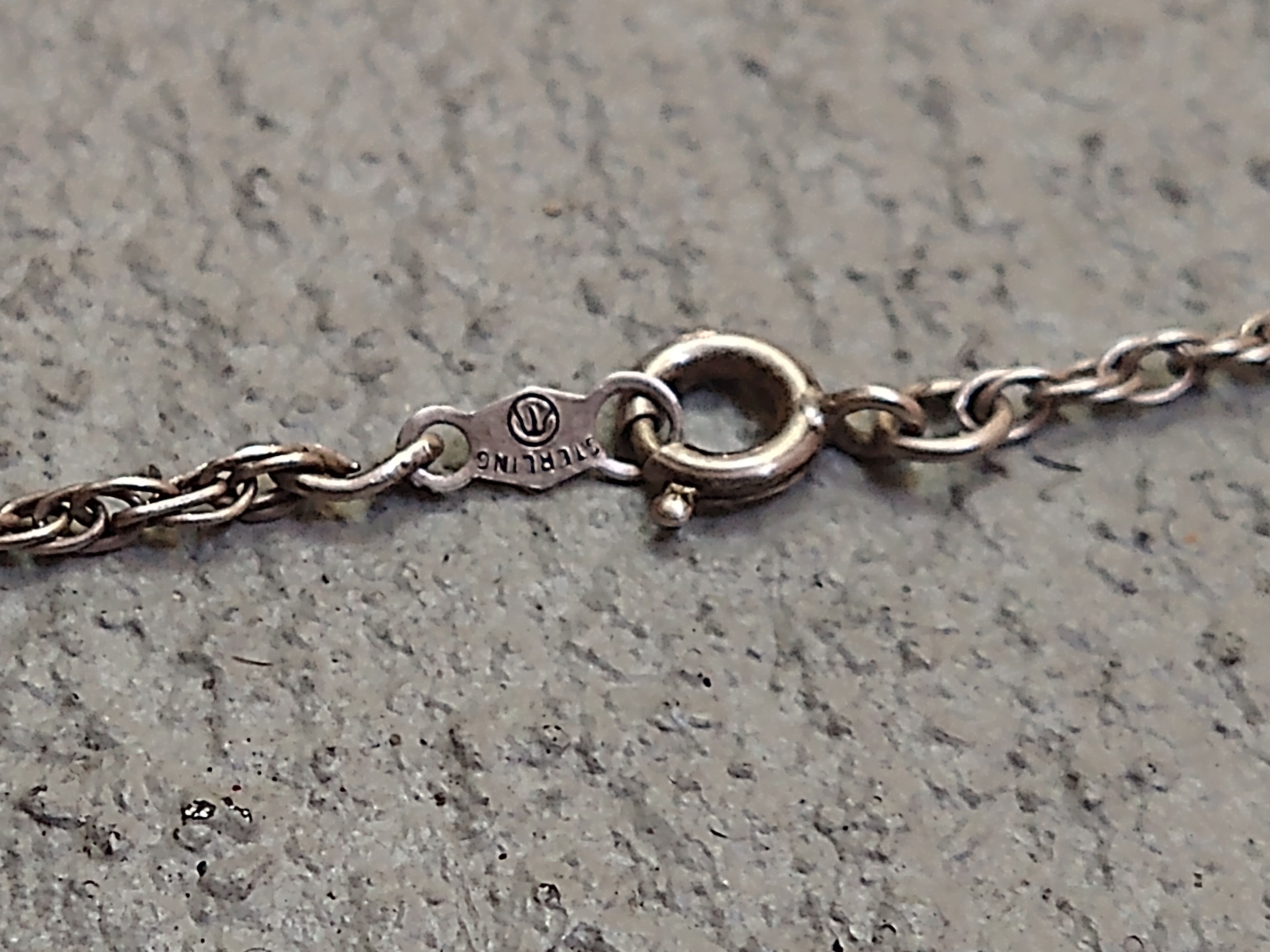 Jewelry Vintage Sterling Silver Necklace Oval Chain Link 21" Size ONE SIZE - 7 Thumbnail
