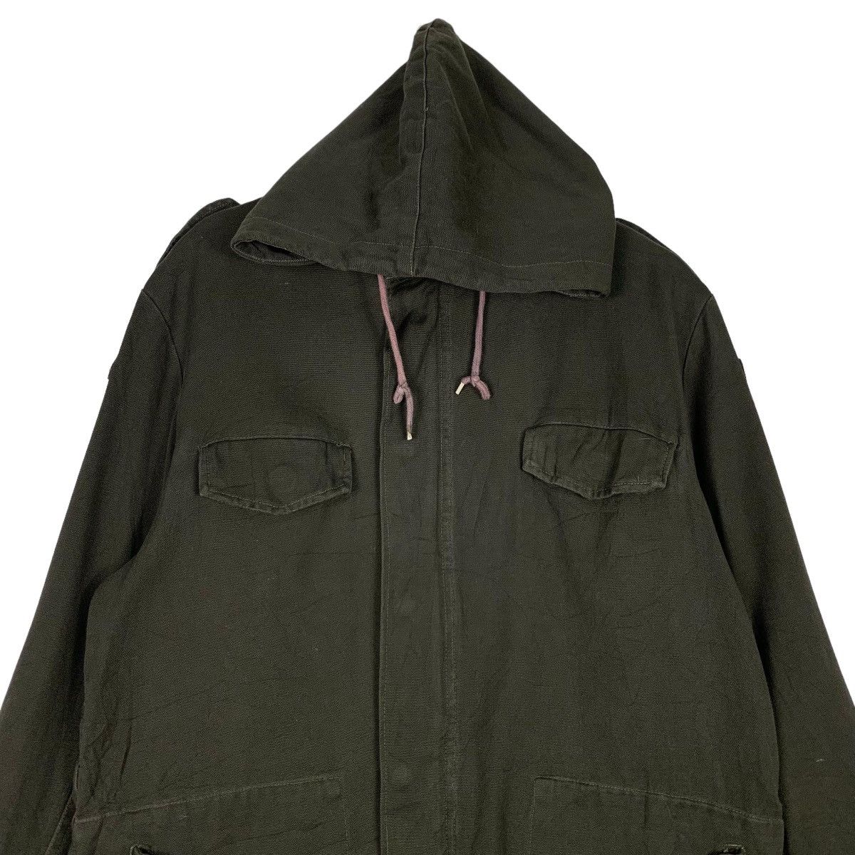 Japanese Brand SCHWARZ GUMU Hooded Jacket / Parka #0549-C25 Size US L / EU 52-54 / 3 - 2 Thumbnail