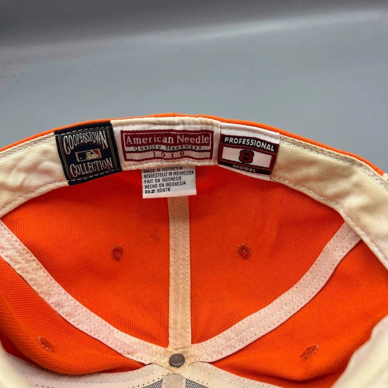 American Needle Houston Astros Hat Men 8 Orange Embroidered Fitted Cap Size ONE SIZE - 5 Thumbnail