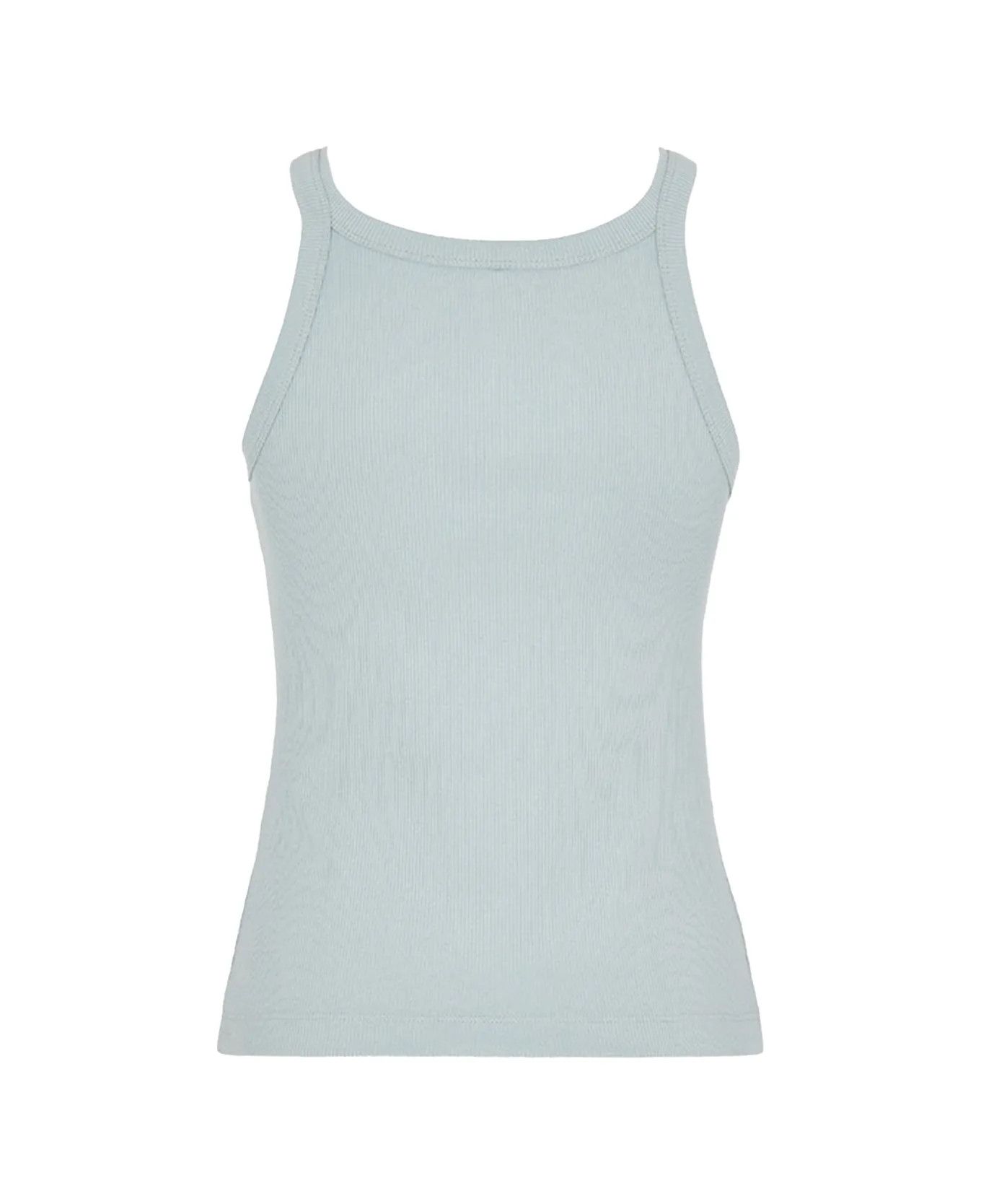 Fendi o1loc1c0126 Stretch Cotton Top in Blue Size M / US 6-8 / IT 42-44 - 2 Thumbnail