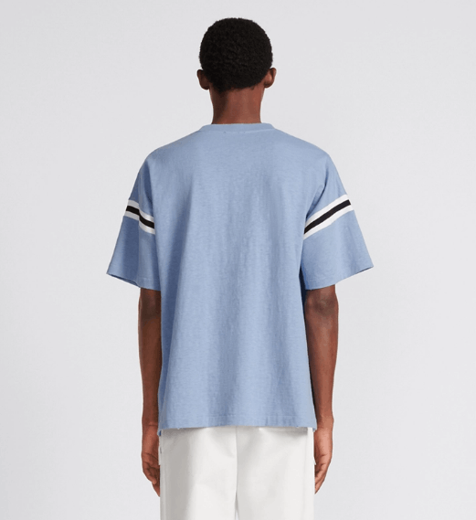 Dior o1w1db11225 413J64 Oversized T-Shirt in Blue Size US M / EU 48-50 / 2 - 6 Thumbnail