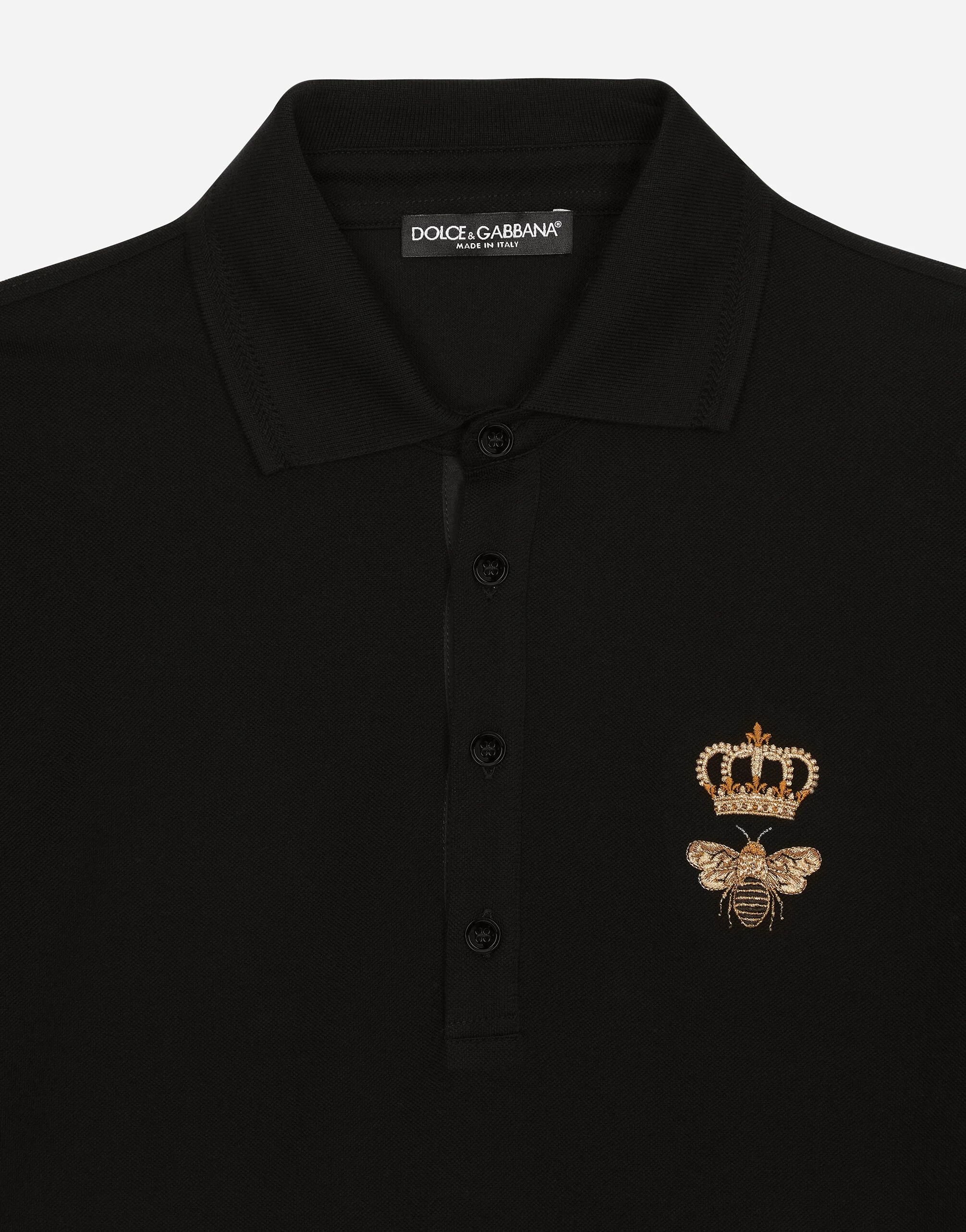 Dolce & Gabbana o1s22i1n0924 Polo Shirt in Black Size US S / EU 44-46 / 1 - 3 Thumbnail