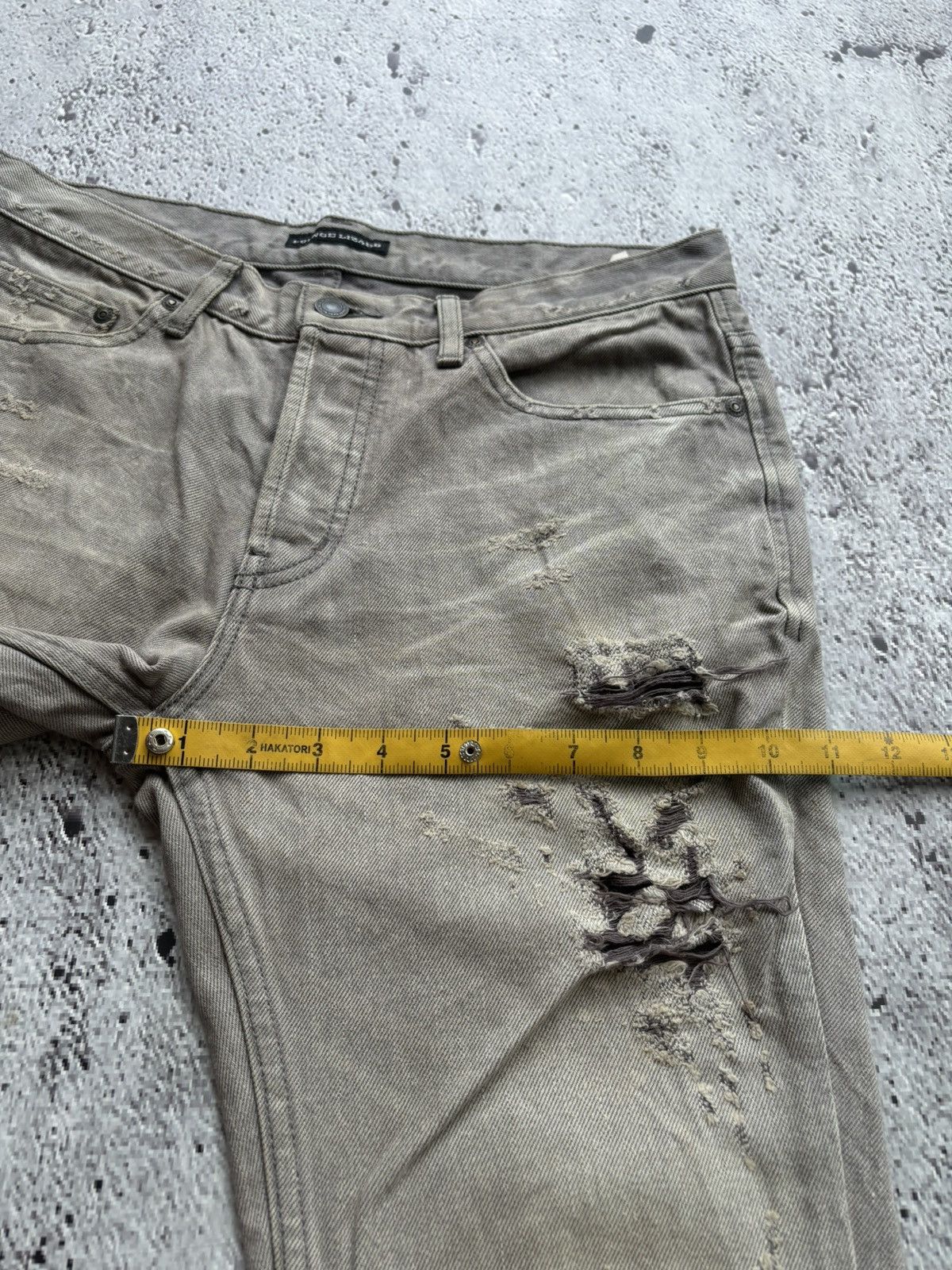 Tornado Mart Distressed lounge lizard Ifsix Tornado Style Size US 32 / EU 48 - 10 Thumbnail