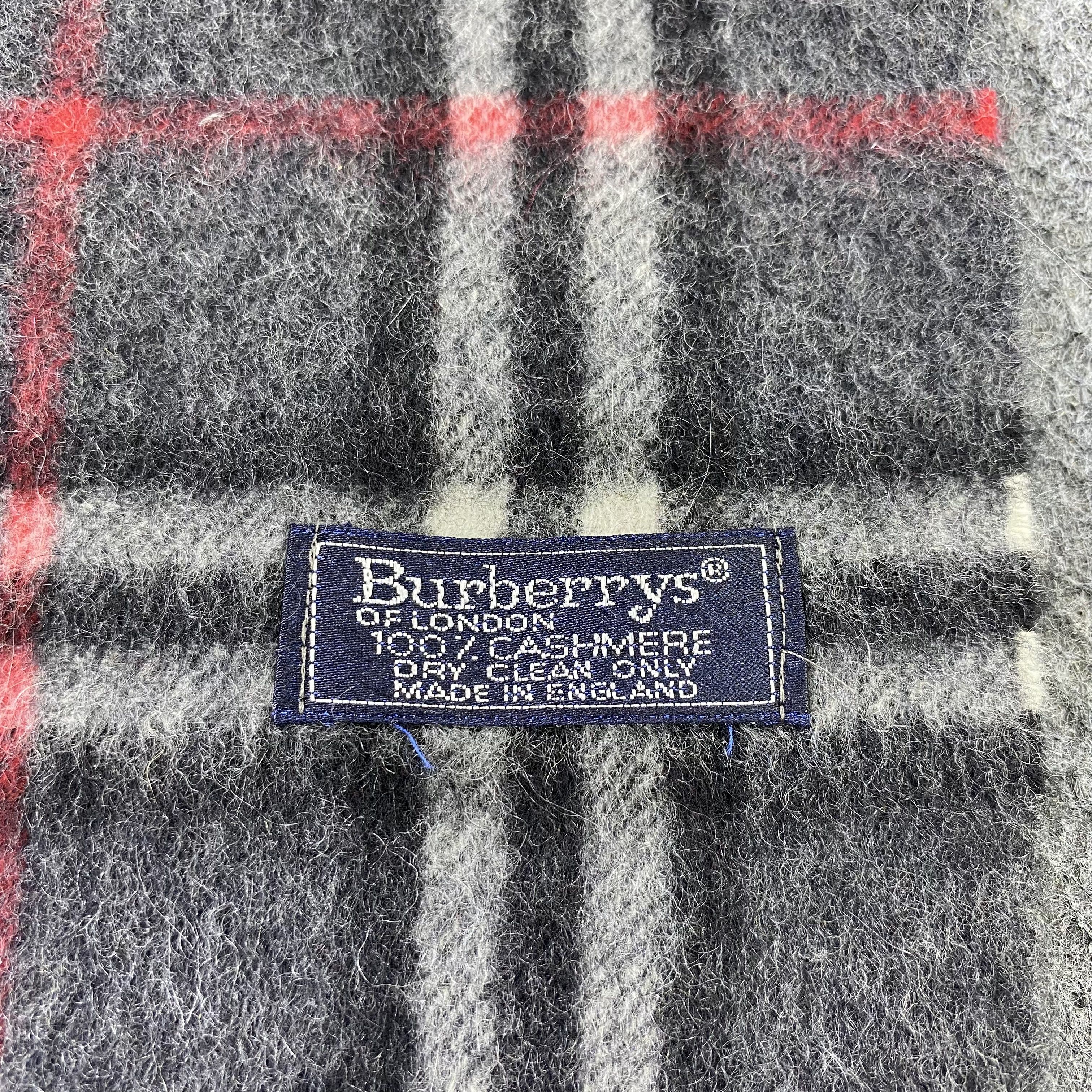 Burberry Vintage Burberry Cashmere Scarf / Muffler / Neckwear-K058 Size ONE SIZE - 5 Thumbnail